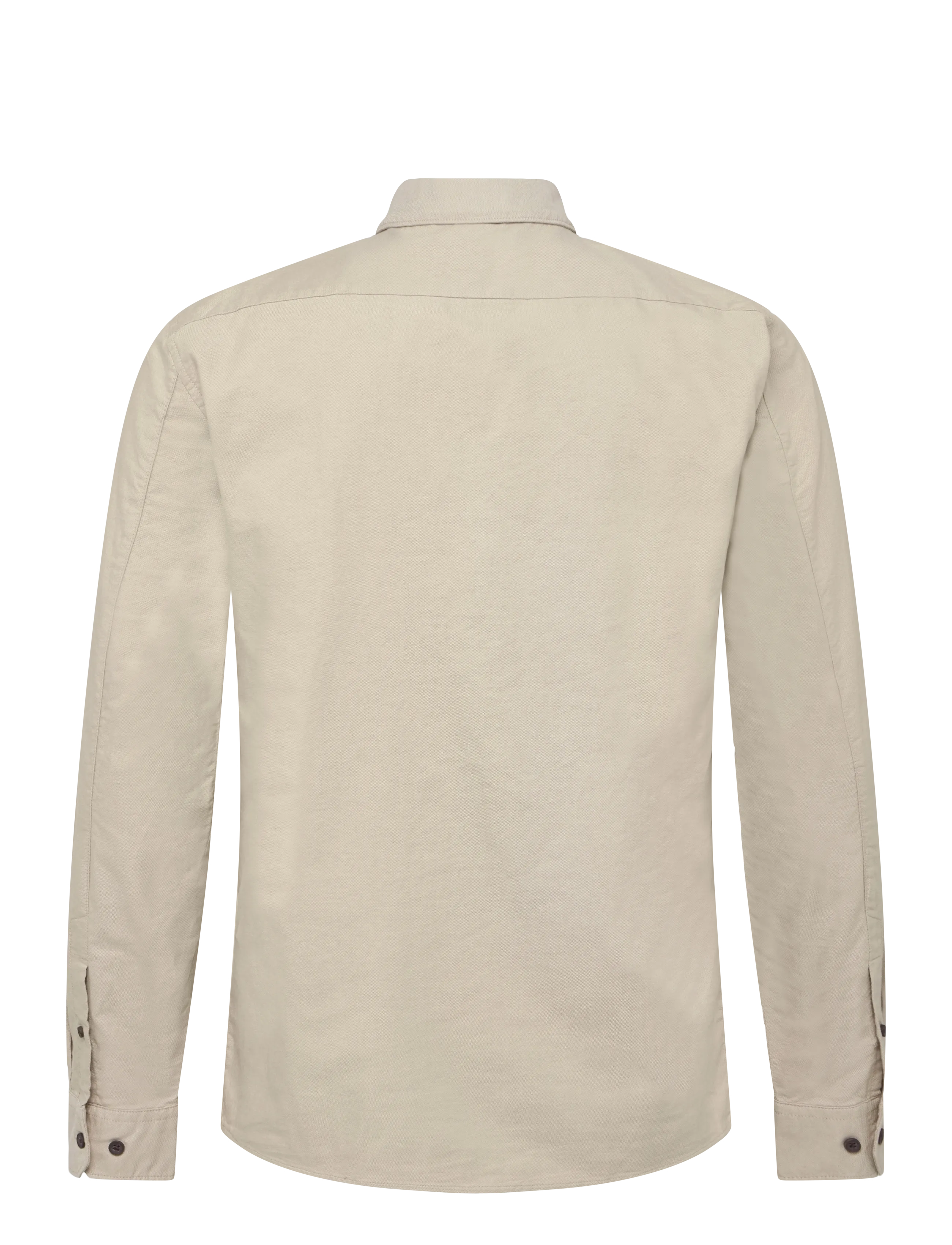 Lindbergh - Yarn dyed oxford superflex shirt L/S - oxford skjorter - sand - 2