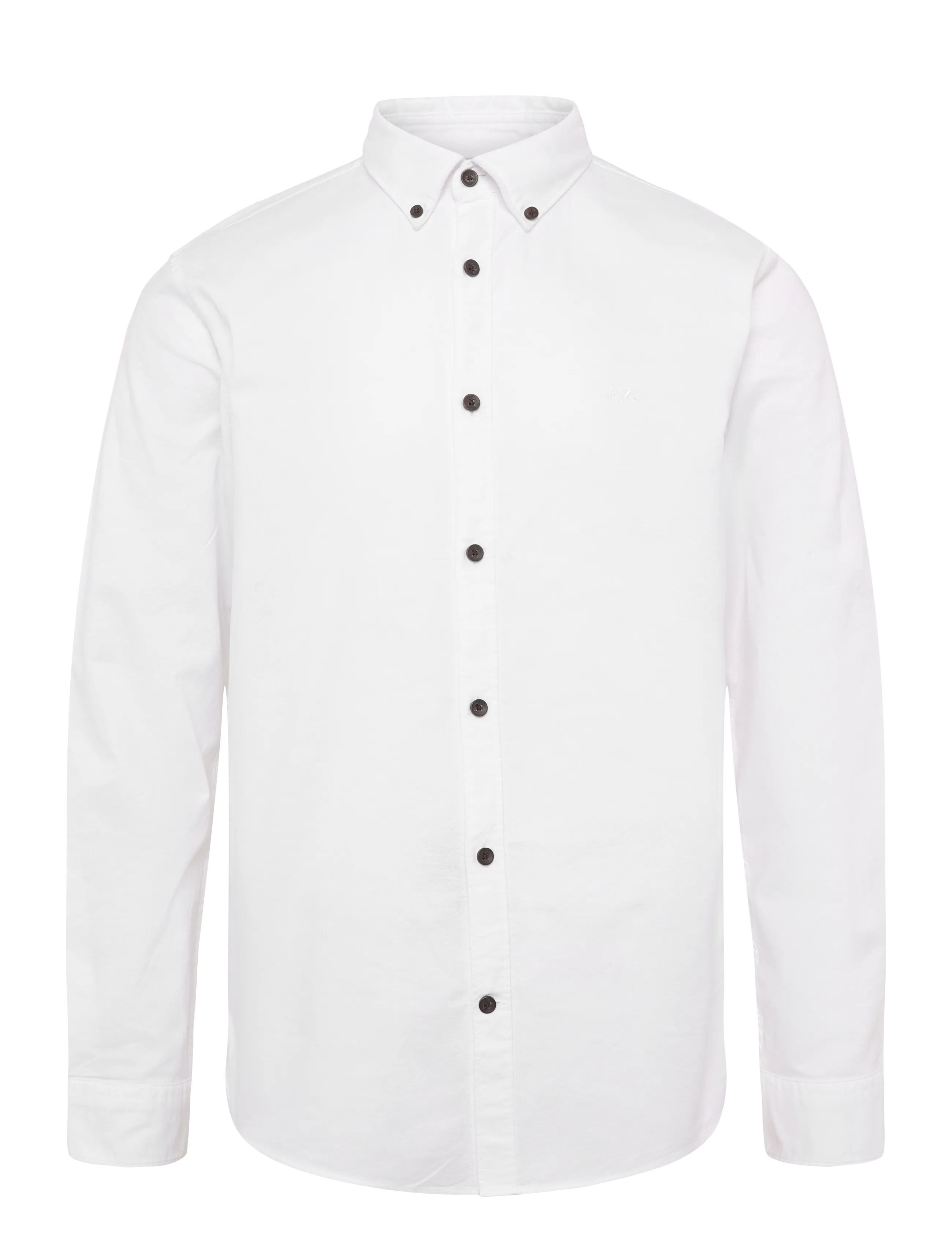 LINDBERGH Yarn Dyed Oxford Superflex Shirt L/S Weiß - L - Herren