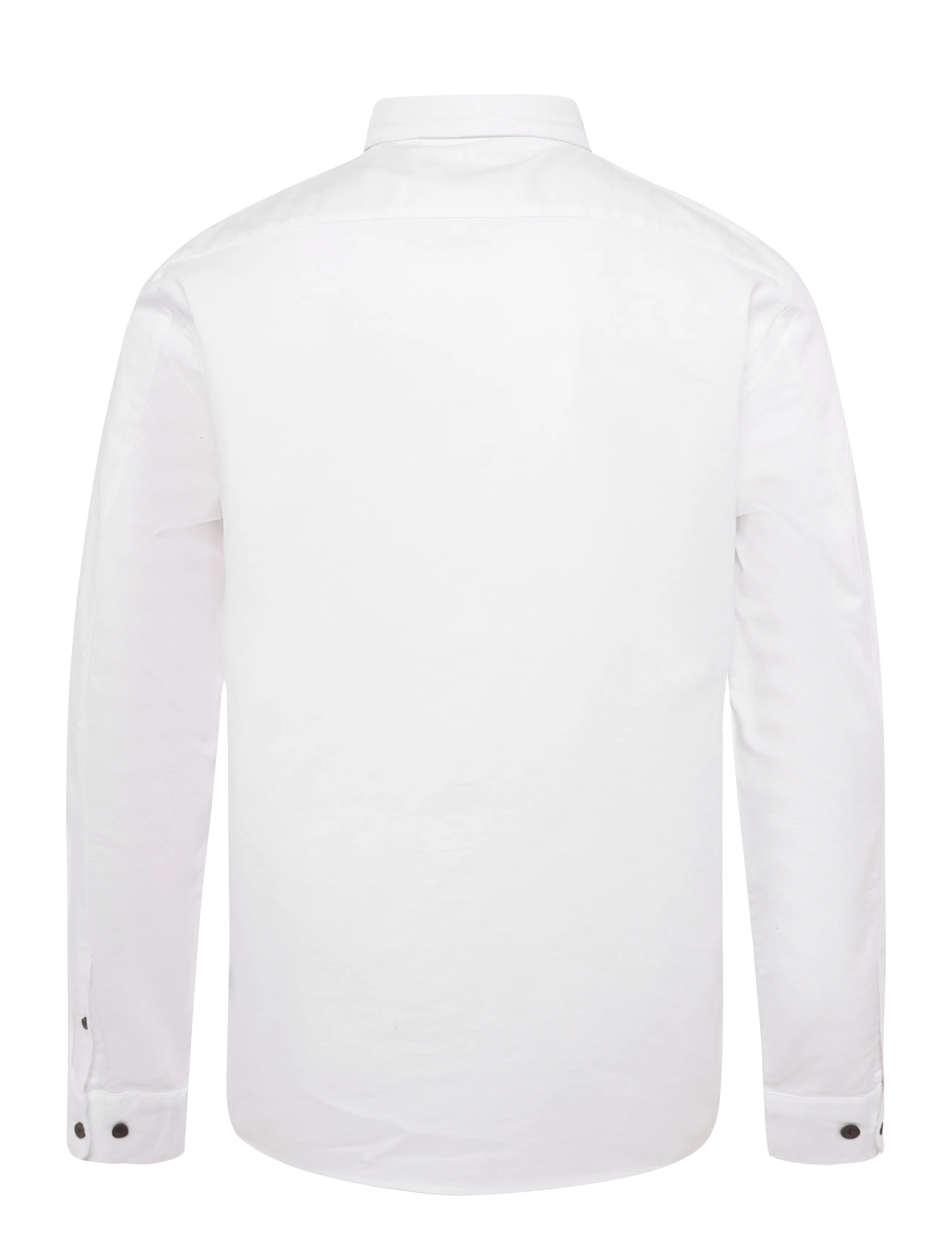 Lindbergh - Yarn dyed oxford superflex shirt L/S - oxford skjorter - white - 2