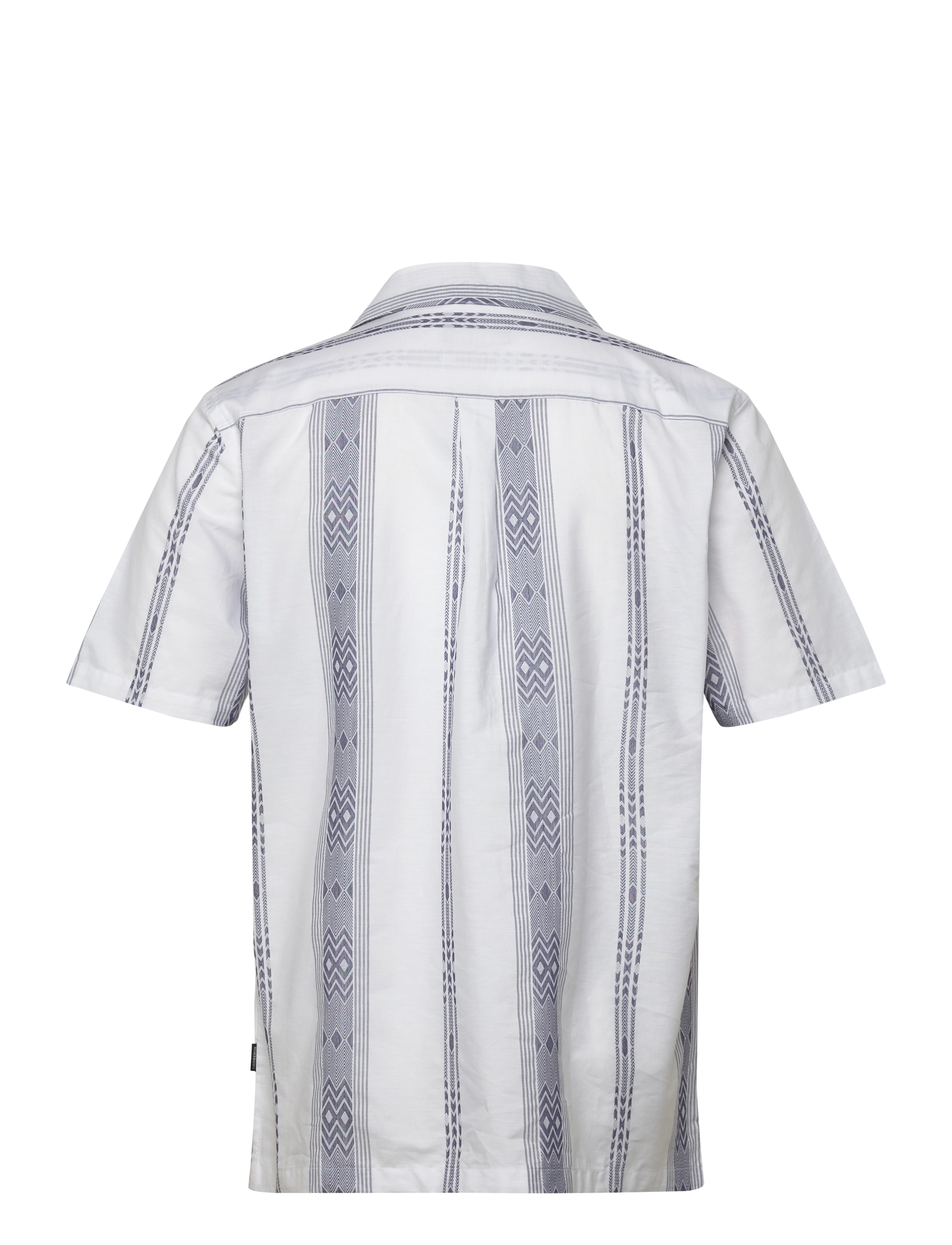 Lindbergh - Dobby stripe S/S resort shirt - krótki rękaw - white - 1