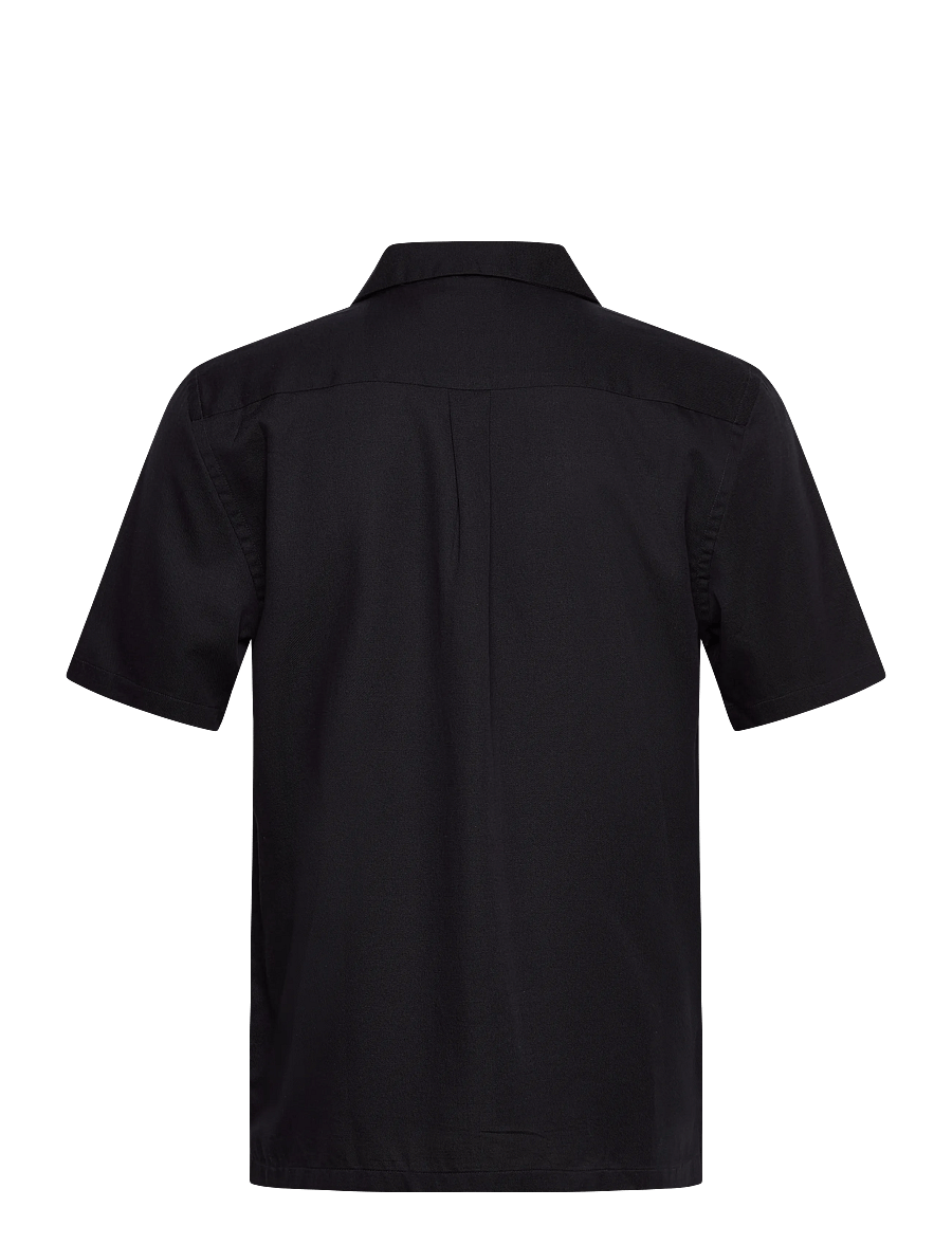 Lindbergh - Cotton / Lyocell blend resort shirt - overhemden met korte mouw - dk navy - 2