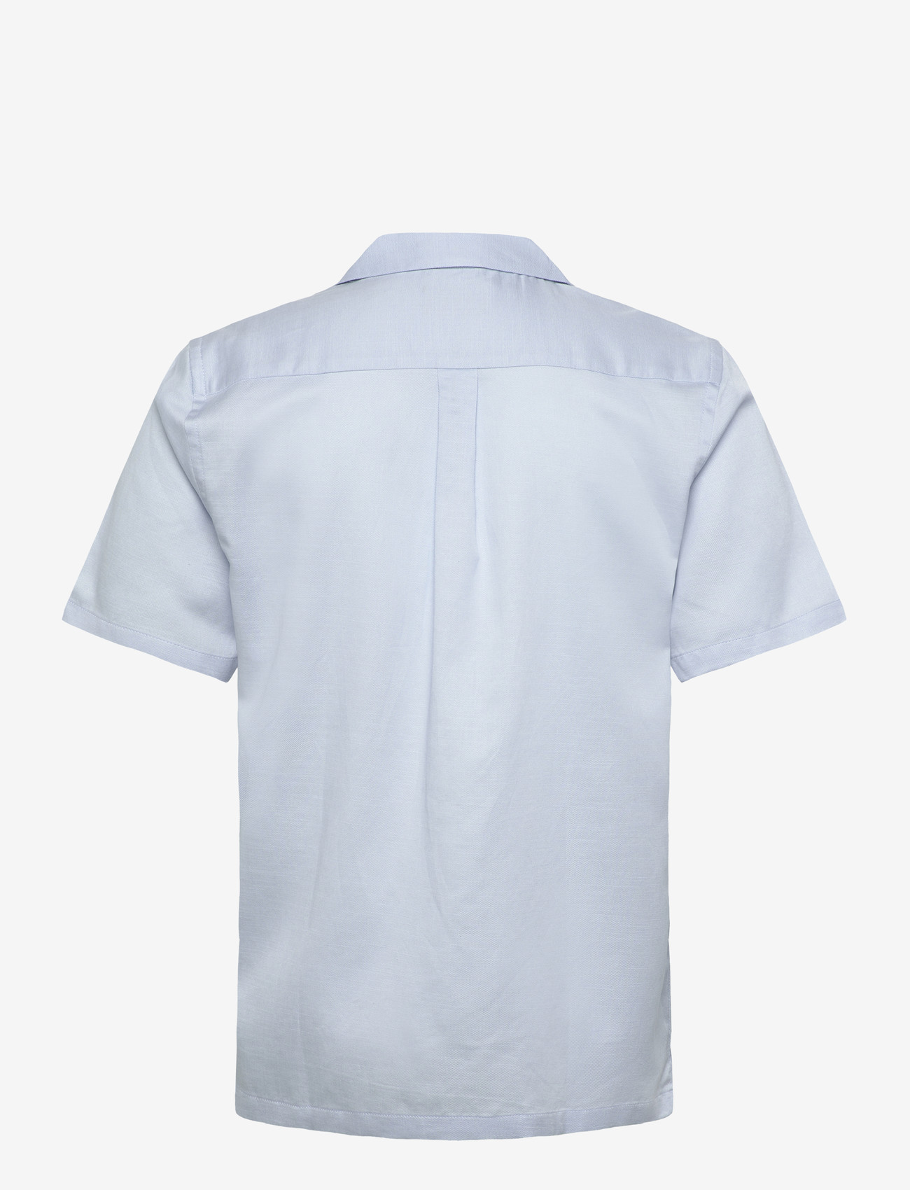 Lindbergh - Cotton / Lyocell blend resort shirt - kortærmede skjorter - ice blue - 2