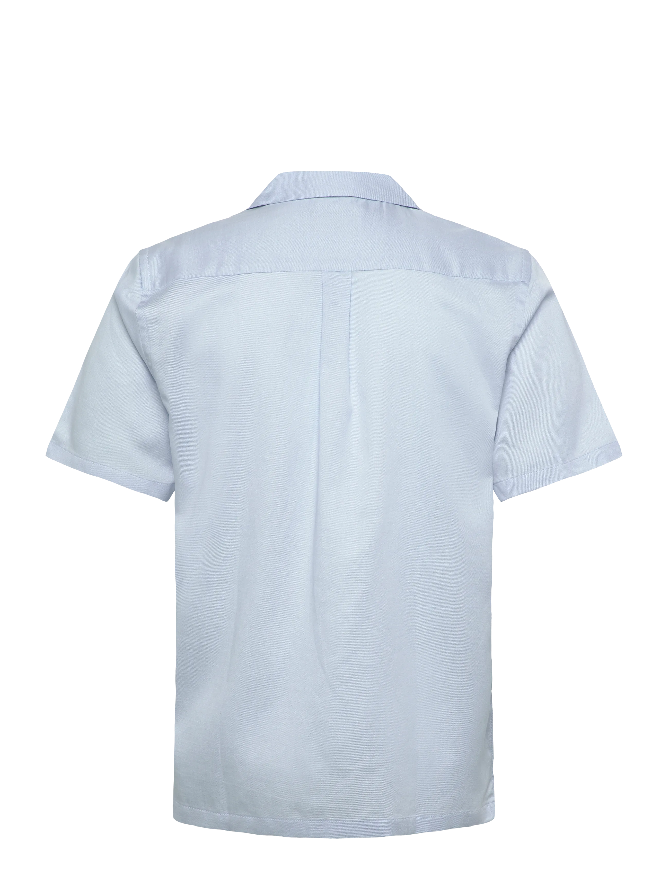 Lindbergh - Cotton / Lyocell blend resort shirt - lühikeste varrukatega särgid - ice blue - 2