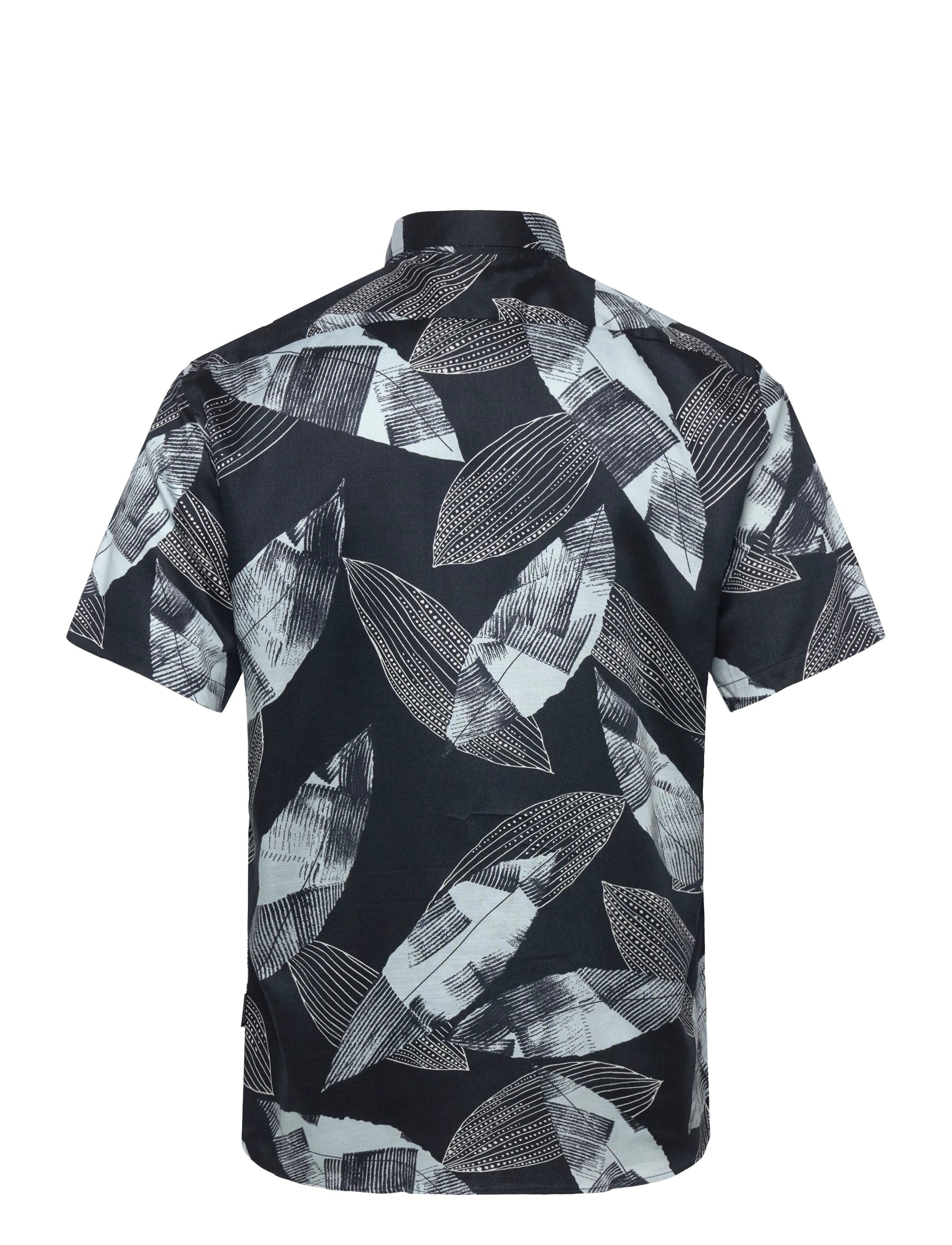 Lindbergh - Cotton / Lyocell blend AOP shirt S/ - hemden mit muster - ice blue - 2