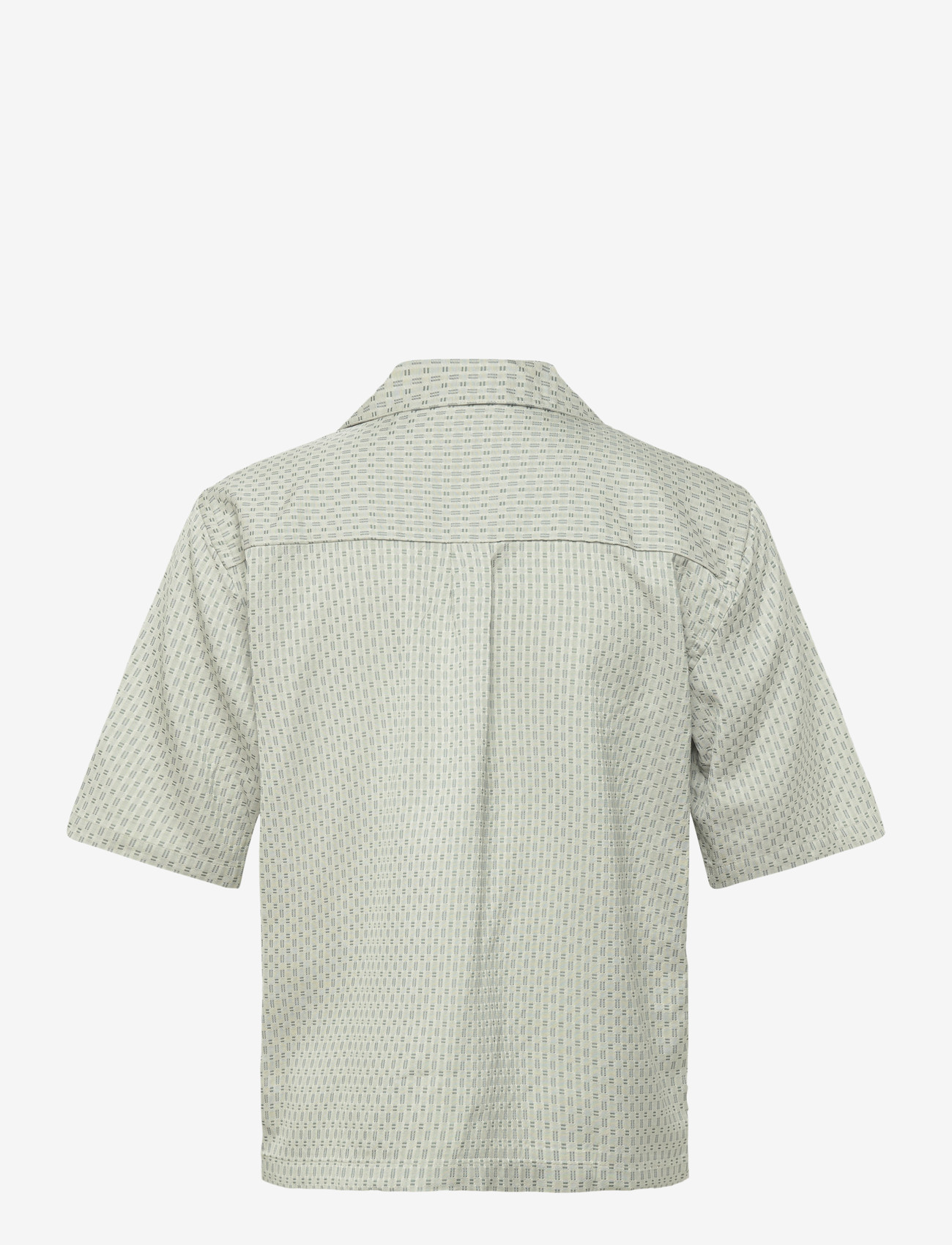 Lindbergh - Structure resort shirt S/S - kortærmede skjorter - faded green - 2