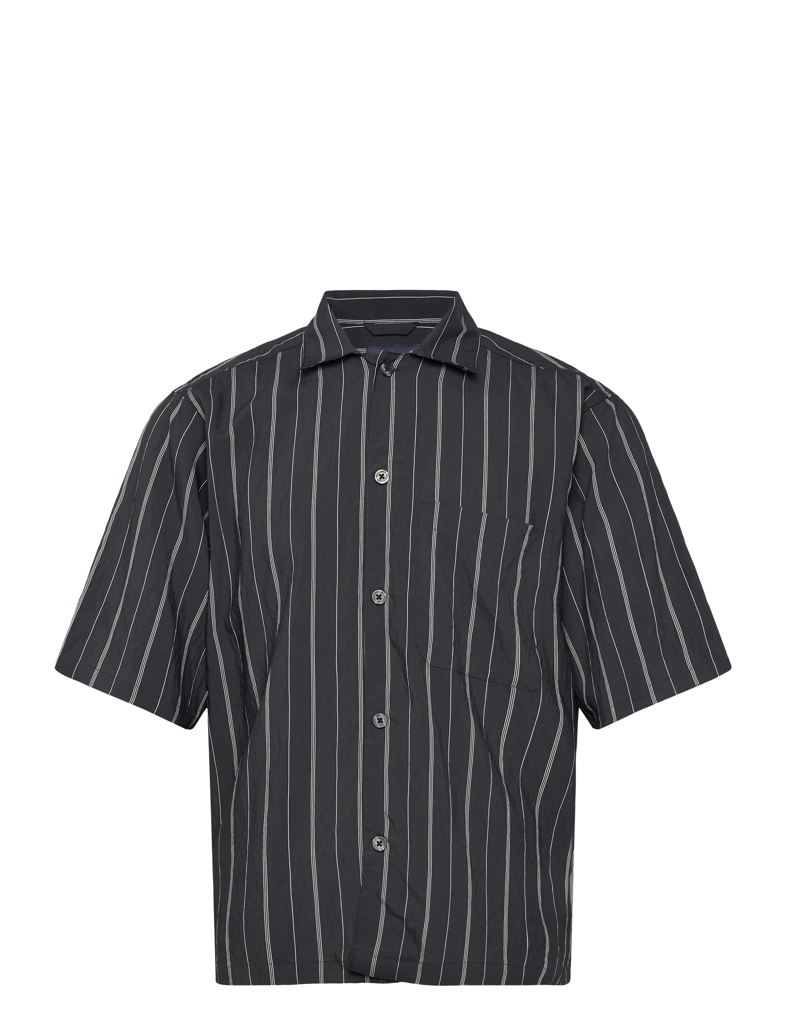 LINDBERGH Viscose Resort Shirt S/S Navy - XL - Herren