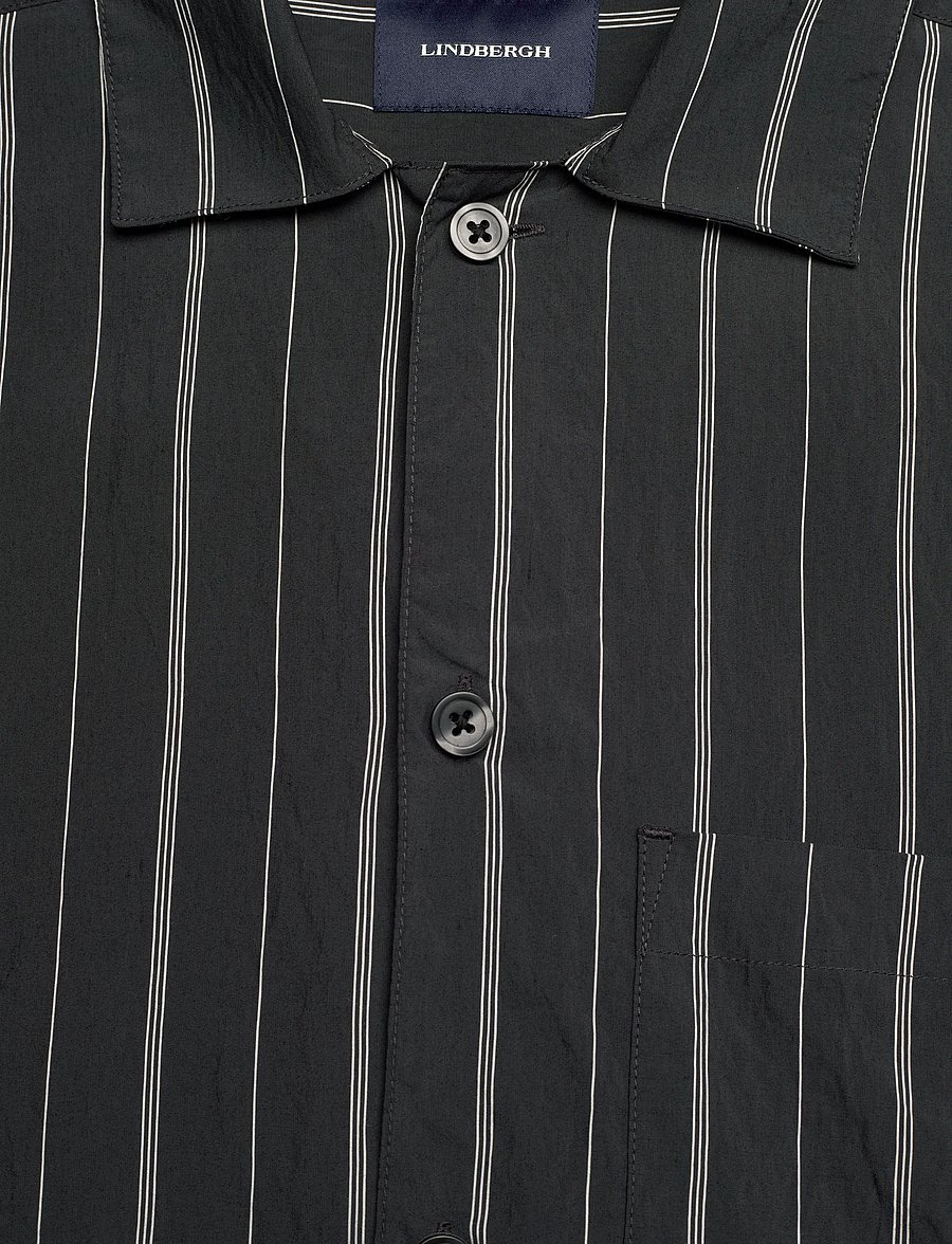 Lindbergh - Viscose resort shirt S/S - gestreifte hemden - dk navy - 2