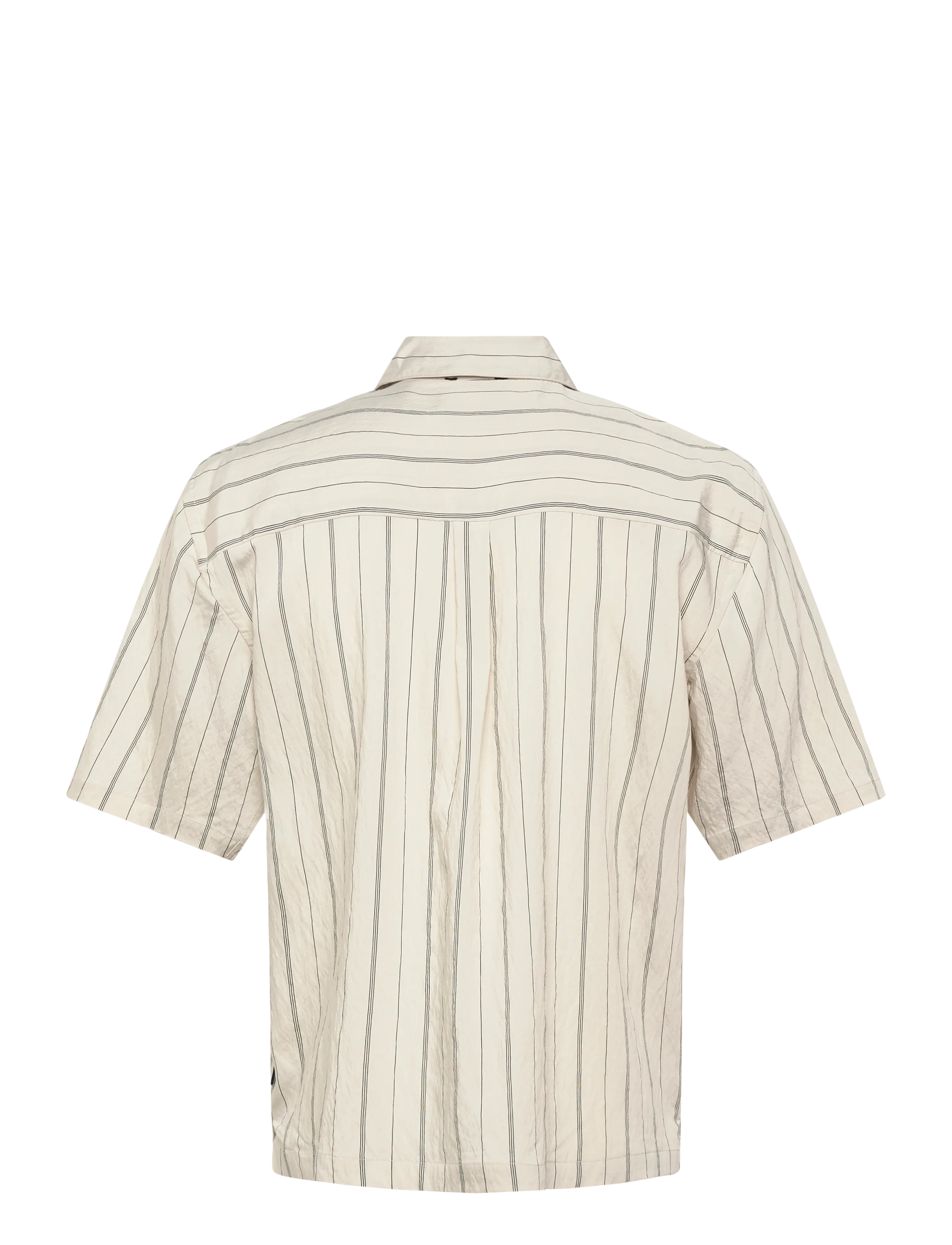 Lindbergh - Viscose resort shirt S/S - gestreifte hemden - smoke white - 2