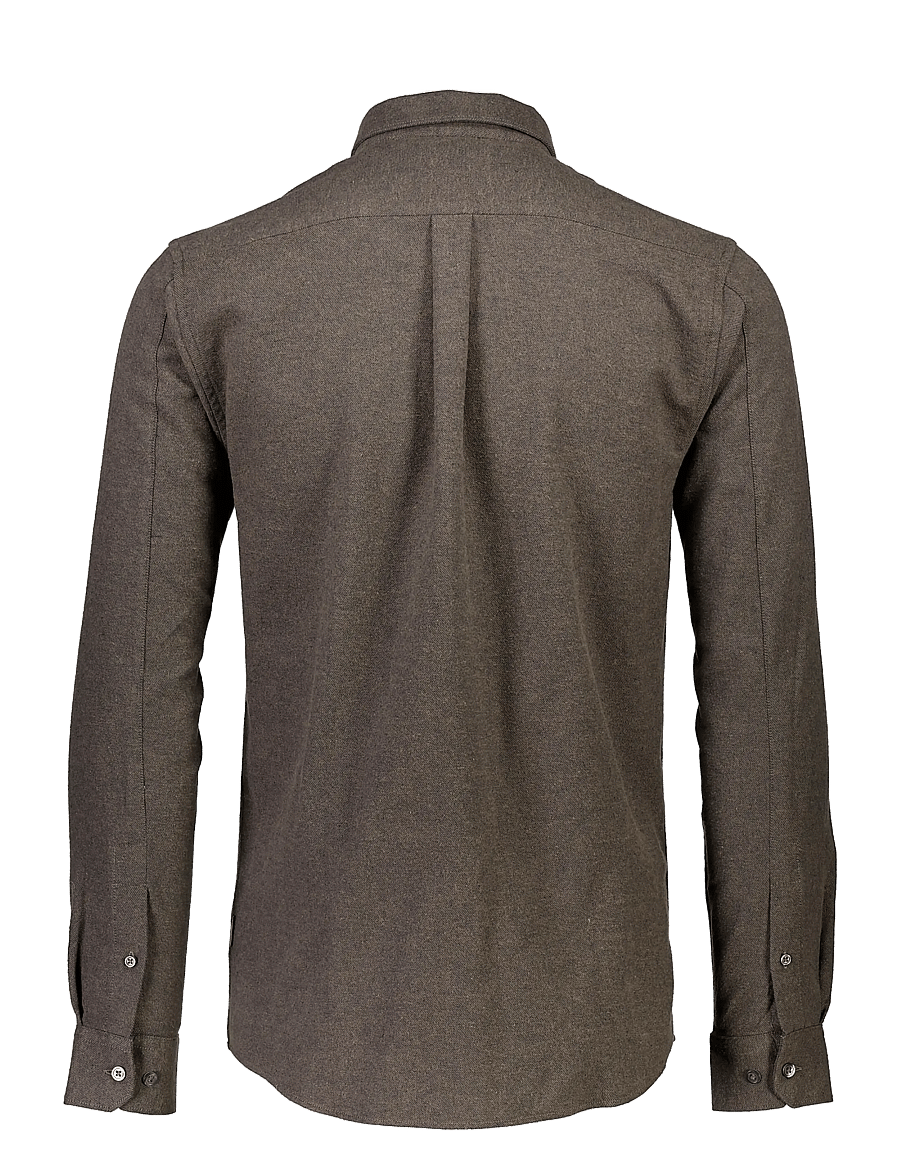 Lindbergh - Brushed twill shirt L/S - flanellsärgid - black olive - 2
