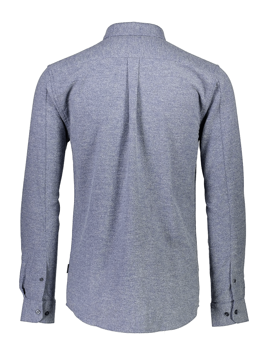 Lindbergh - Brushed twill shirt L/S - flanellsärgid - blue - 2