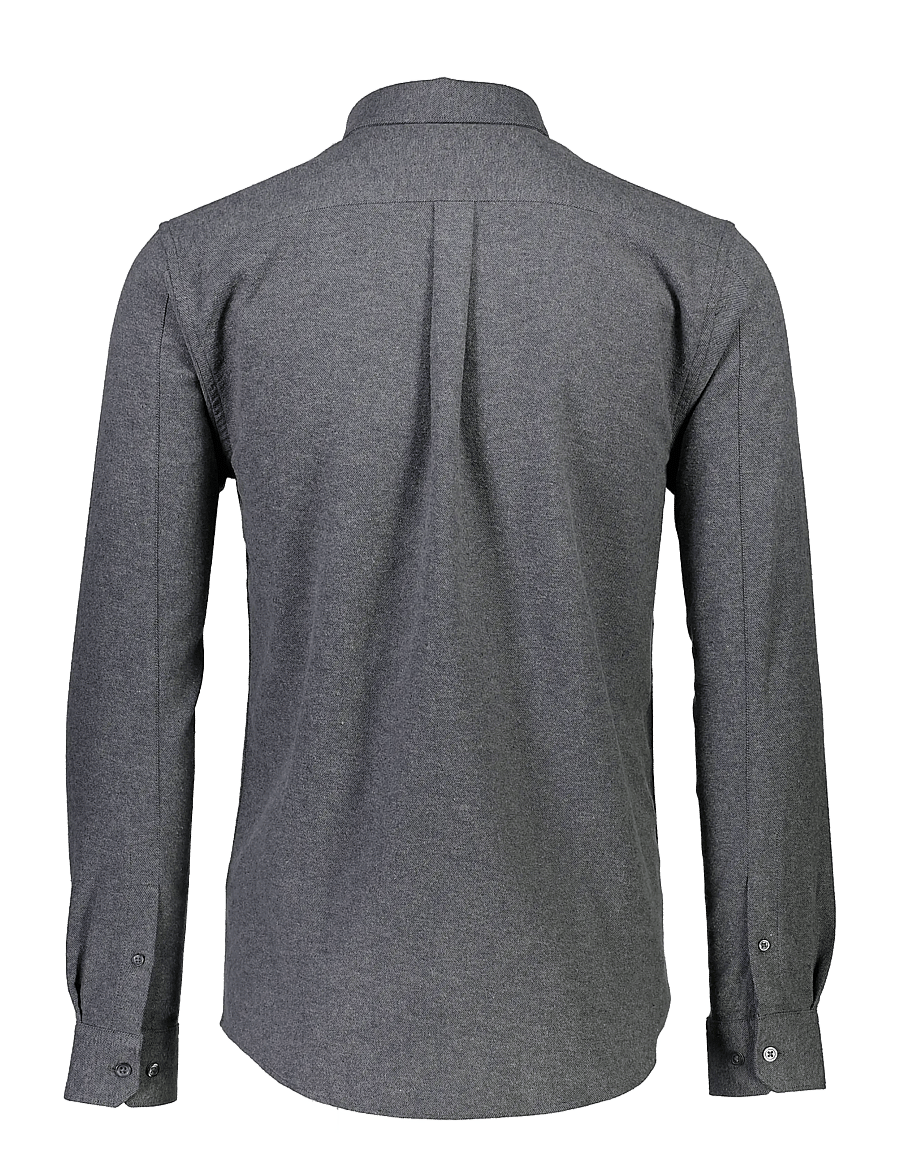 Lindbergh - Brushed twill shirt L/S - flanellsärgid - dk grey - 2