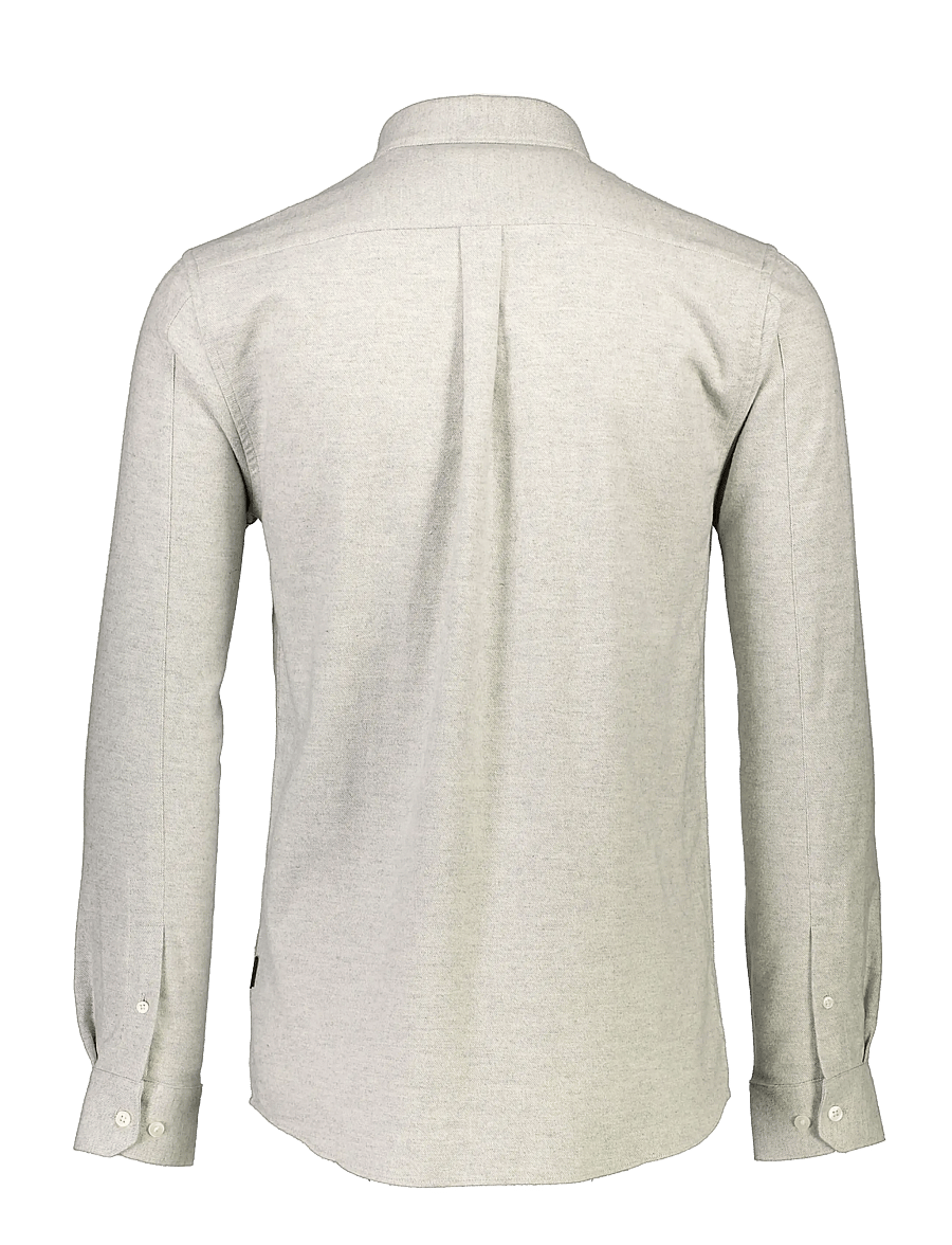 Lindbergh - Brushed twill shirt L/S - flanellsärgid - lt grey - 2