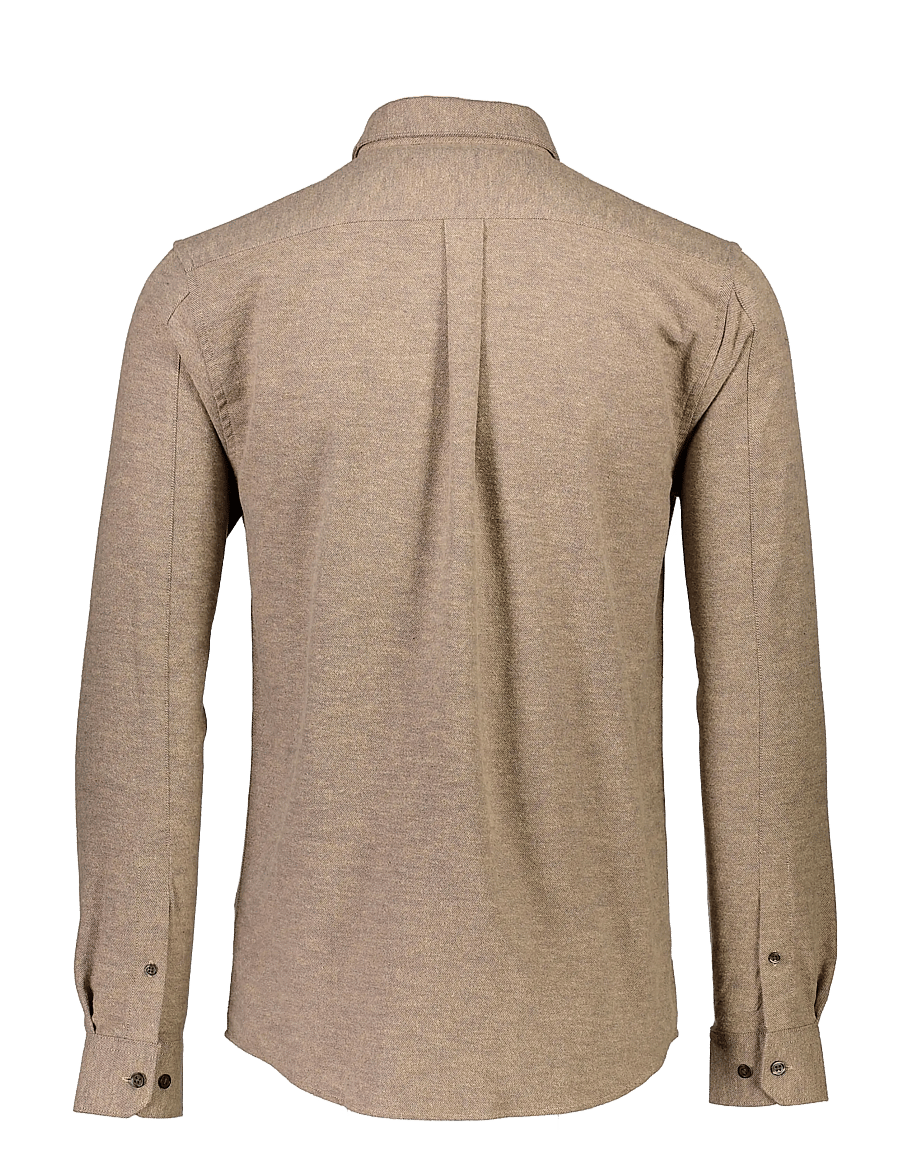 Lindbergh - Brushed twill shirt L/S - flanellsärgid - mid brown - 2