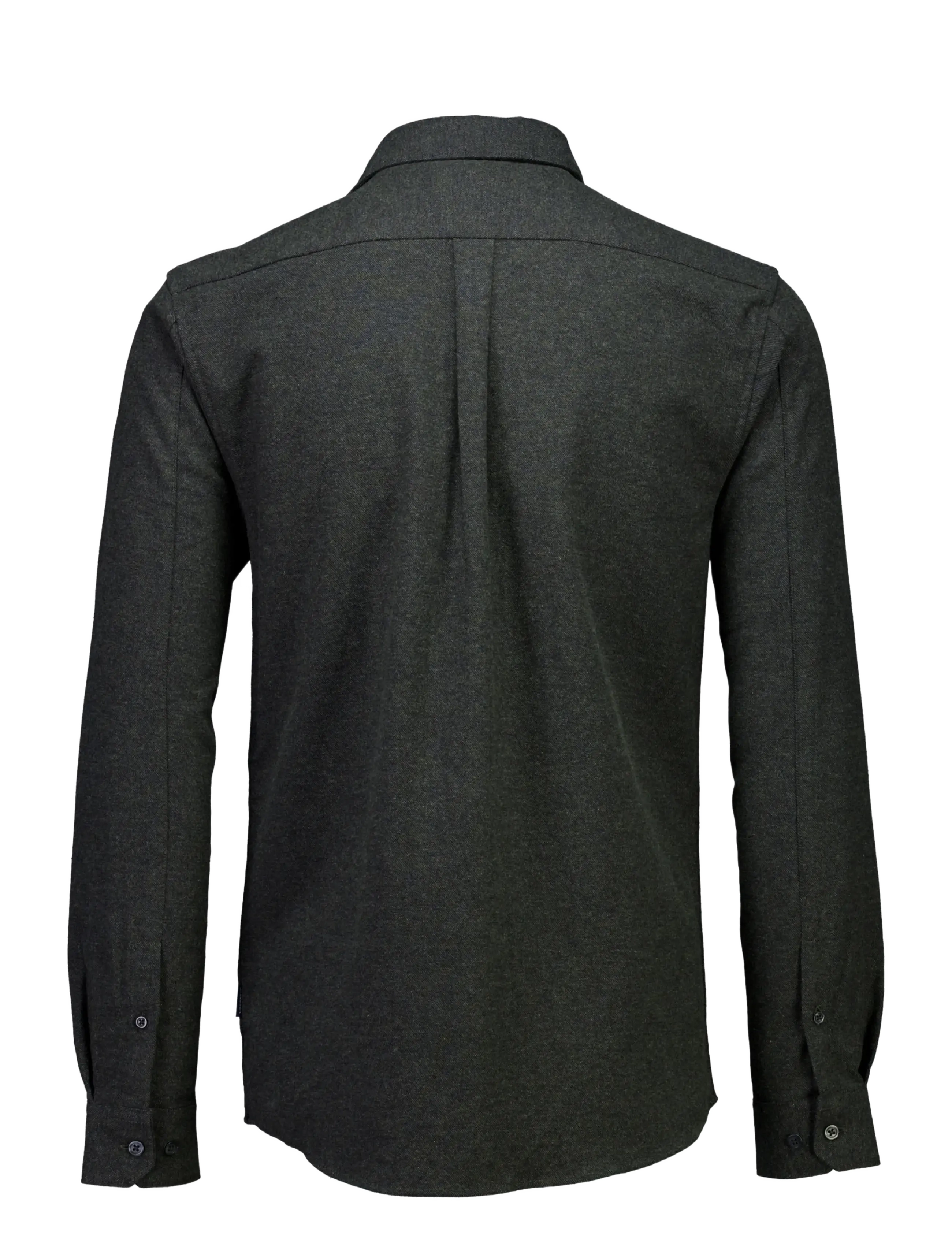 Lindbergh - Brushed cotton shirt L/S - män - army - 2