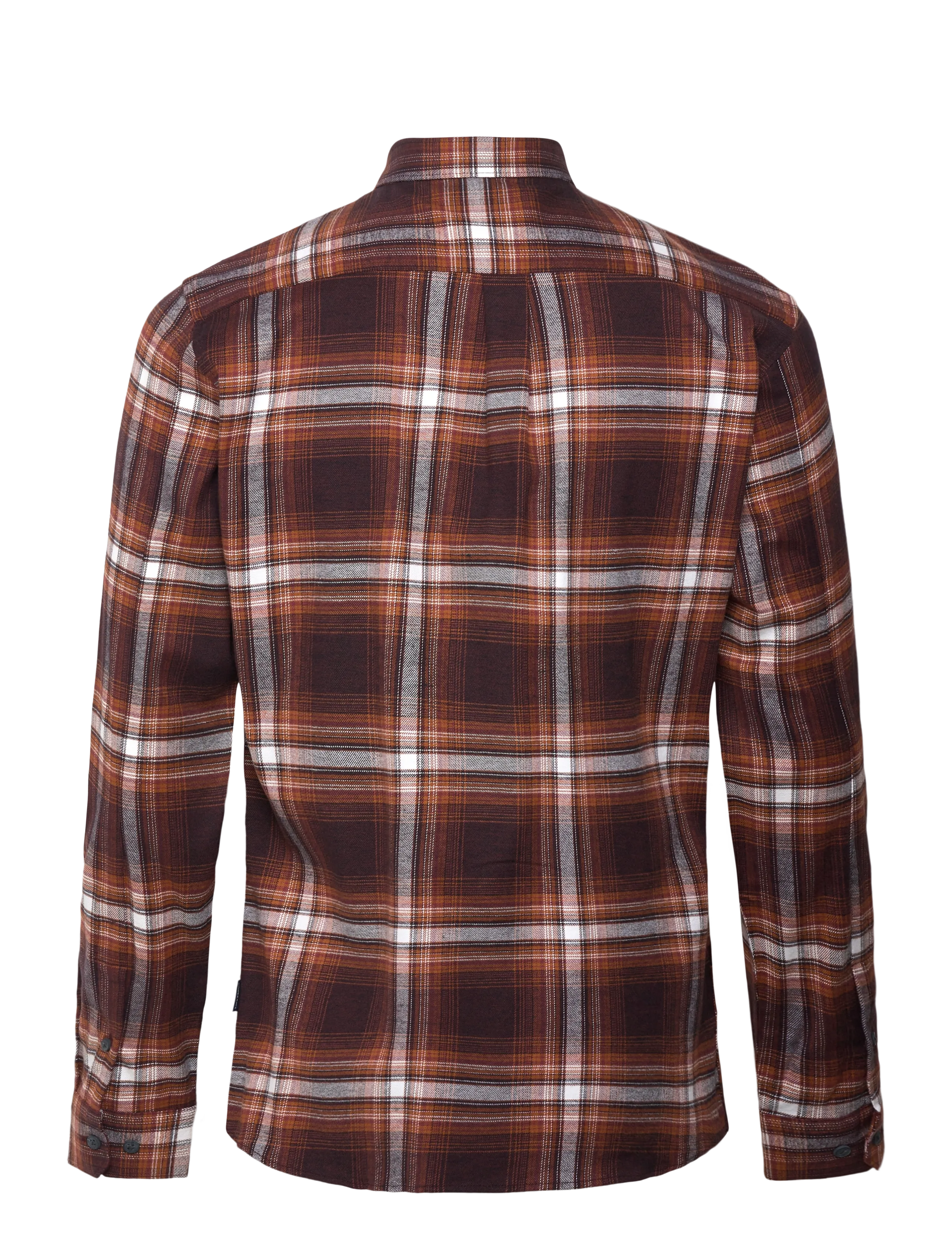Lindbergh - Brushed checked shirt L/S - flanell-hemden - dk burgundy - 2