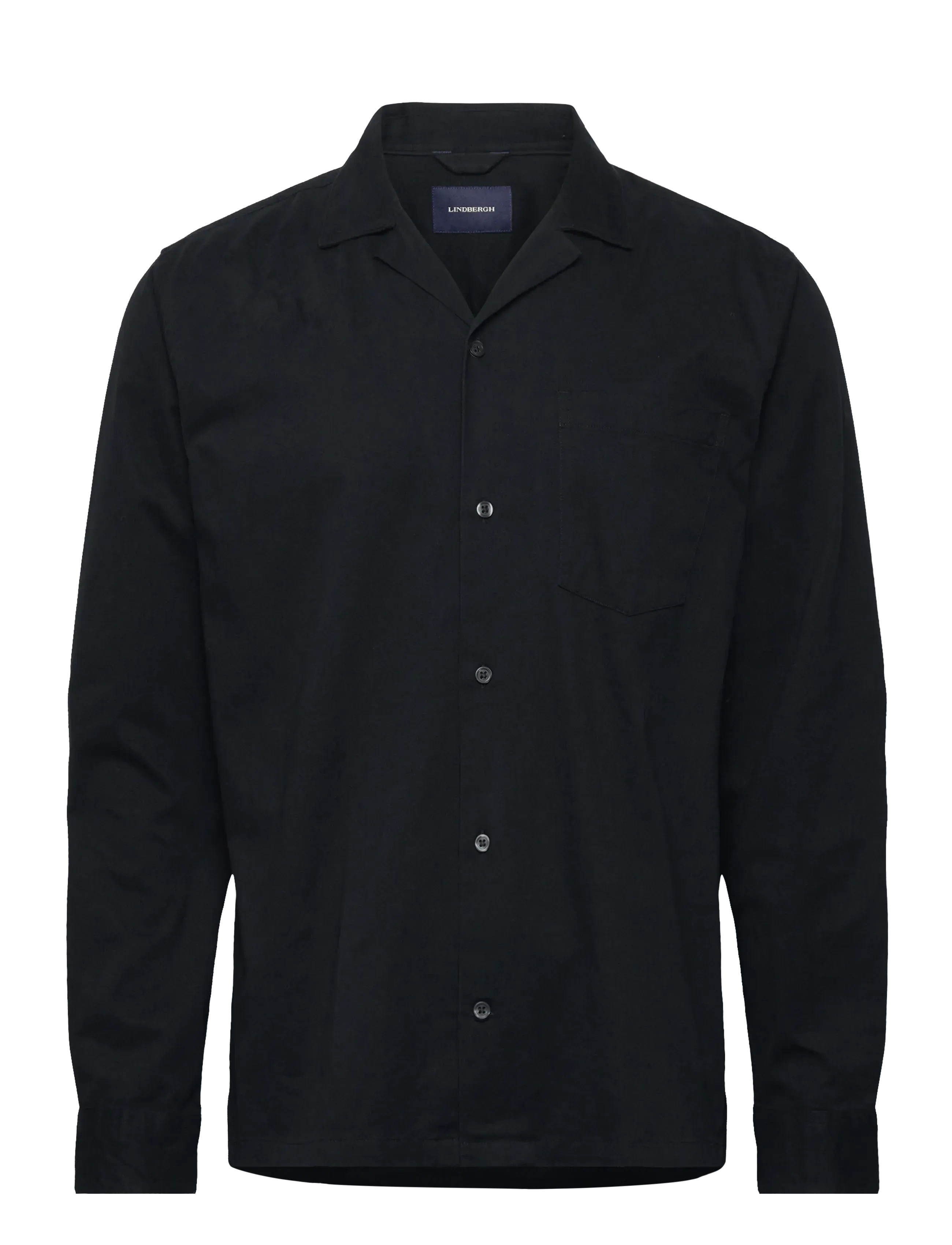 Lindbergh Overshirt, XL, Oberteile, Schwarz - Overshirts, Männerswear