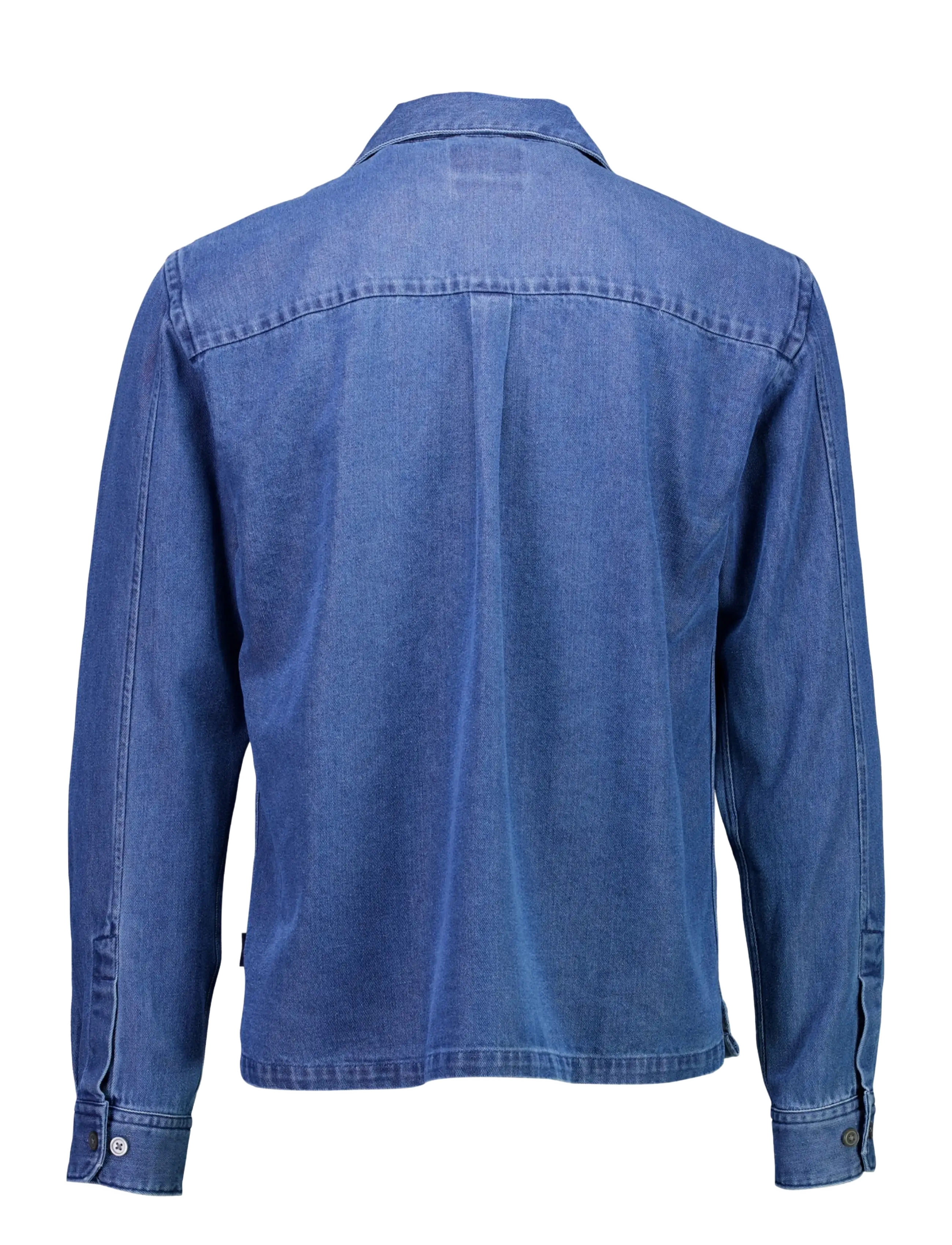 Lindbergh - Washed denim shirt L/S - heavy wash - 2