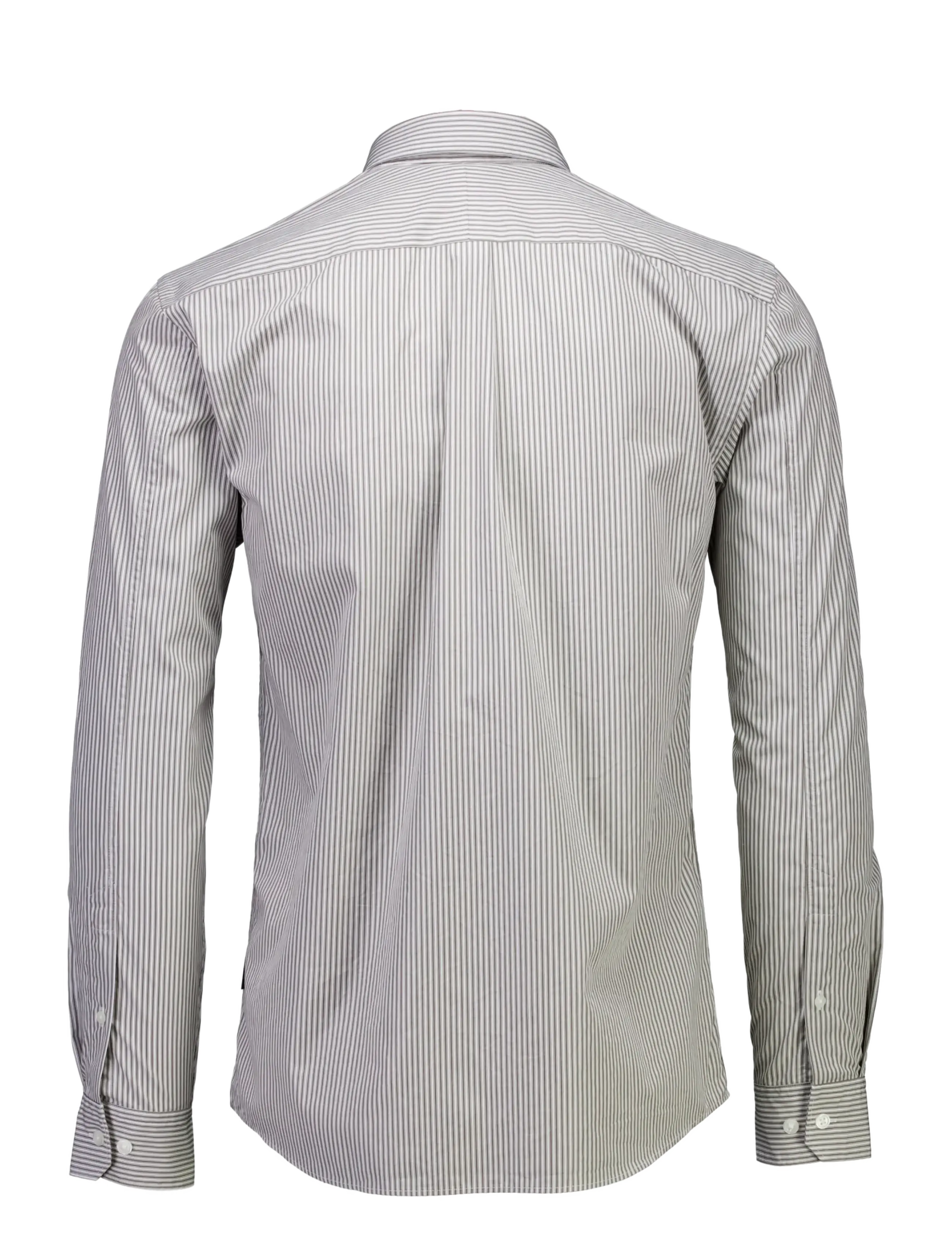 Lindbergh - Soft touch stripe shirt L/S - gestreifte hemden - lt army - 1
