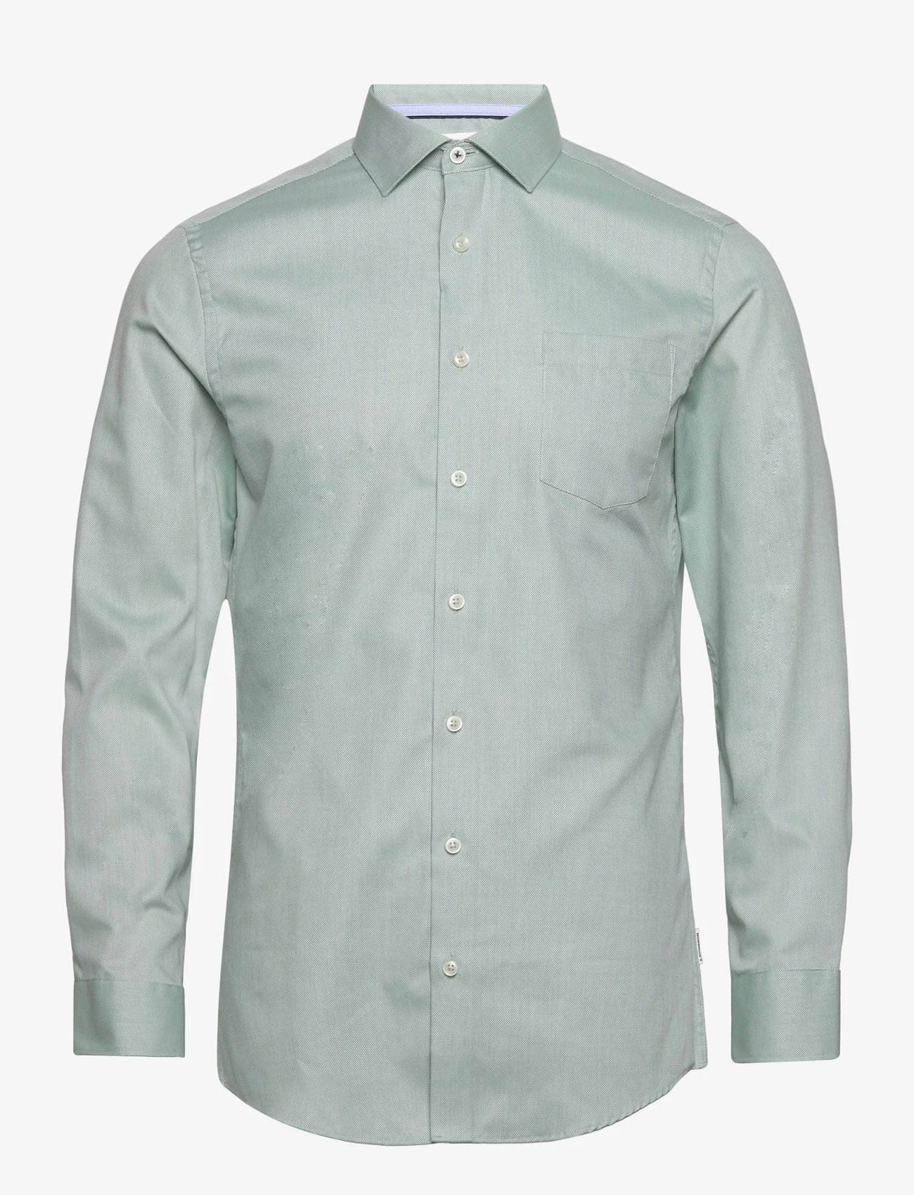 Lindbergh - Clean cool shirt L/S - basic shirts - light green - 0