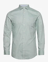 Lindbergh - Clean cool shirt L/S - peruskauluspaidat - light green - 0