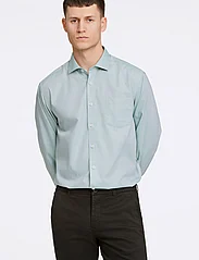 Lindbergh - Clean cool shirt L/S - basic skjorter - light green - 5