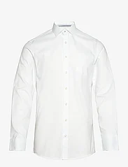 Lindbergh - Clean cool shirt L/S - basic shirts - white - 1