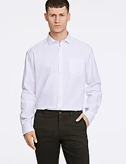 Lindbergh - Clean cool shirt L/S - basic skjorter - white - 8