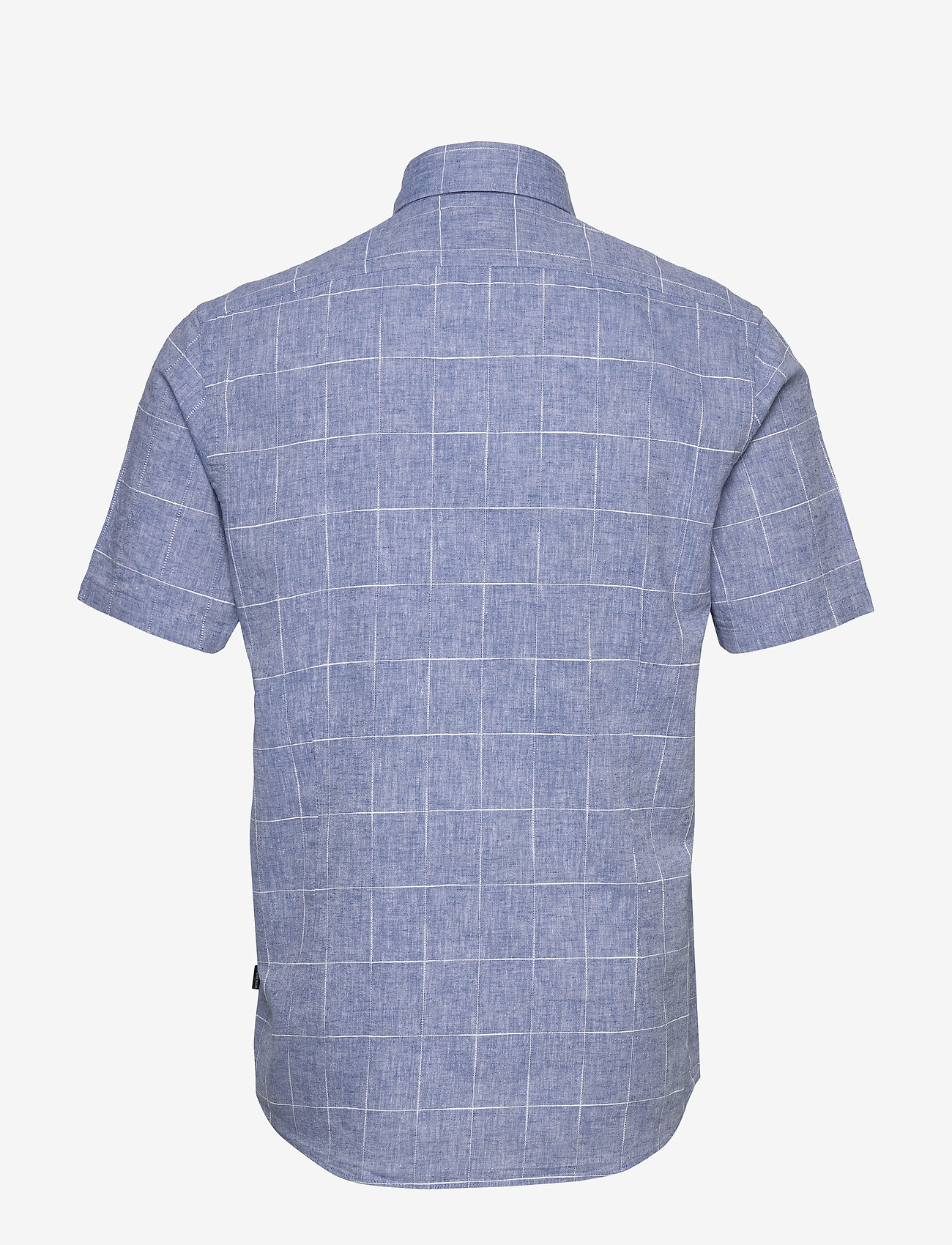 Lindbergh - Checked structure shirt S/S - light blue - 1