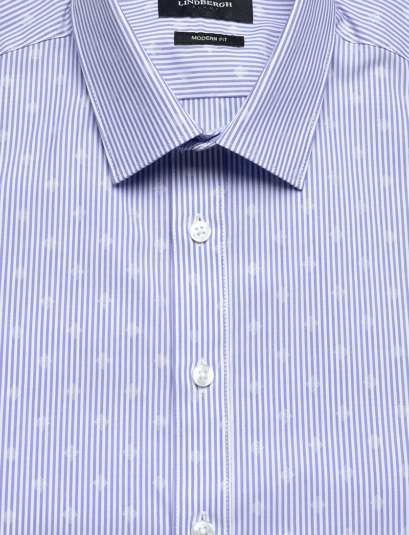 Lindbergh - Shirt S/S - kortärmade skjortor - lt blue 08 - 2