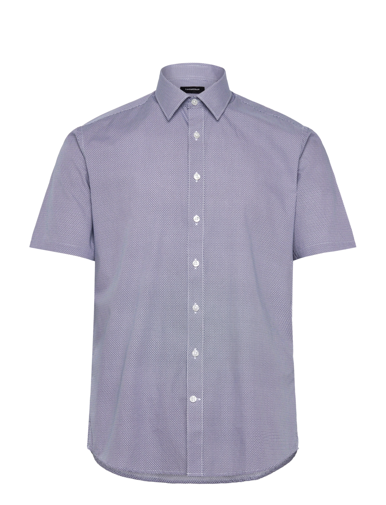 Lindbergh - Shirt S/S - kurzarmhemden - mid blue - 0