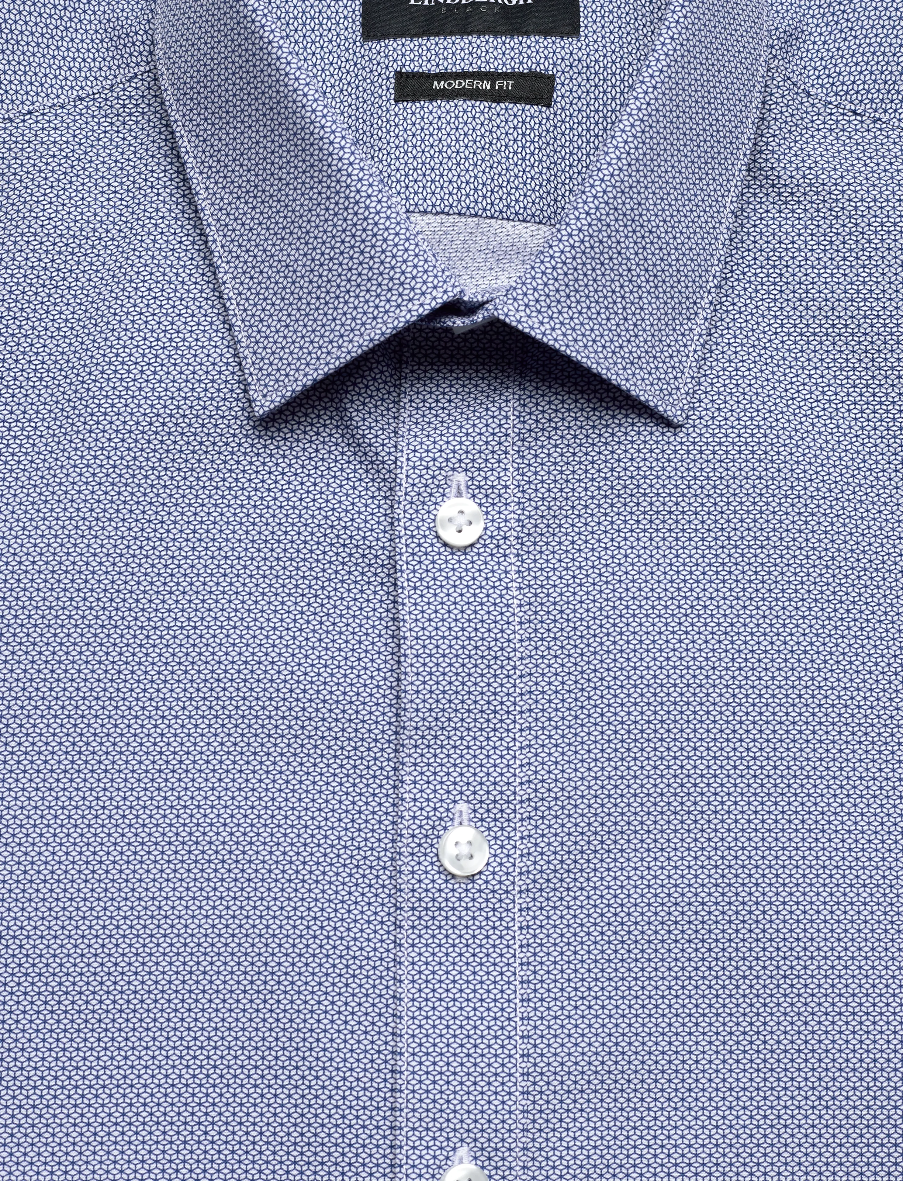 Lindbergh - Shirt S/S - kurzarmhemden - mid blue - 2