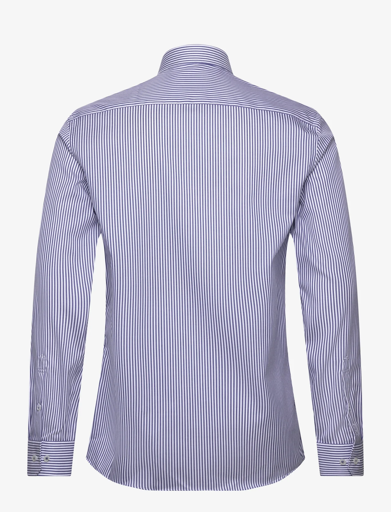 Lindbergh - 1927: Striped shirt WF L/S - business skjorter - blue - 1