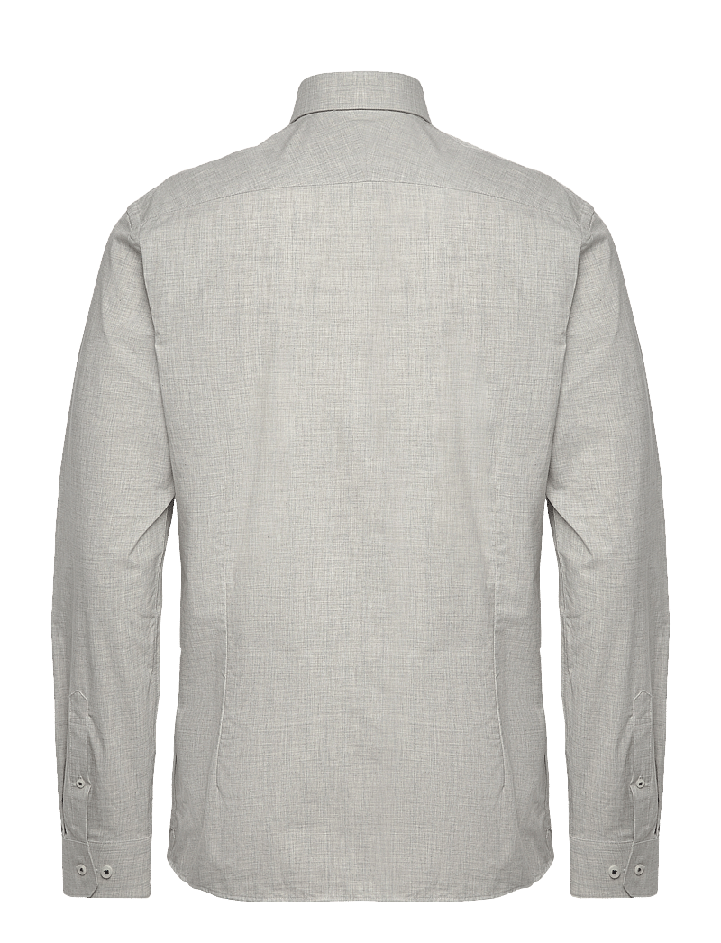 Lindbergh - 1927: Striped shirt L/S - leinenhemden - grey - 1