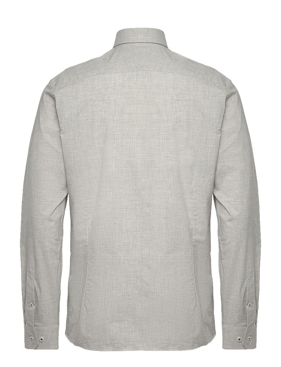 Lindbergh - 1927: Striped shirt L/S - pellavakauluspaidat - grey - 1