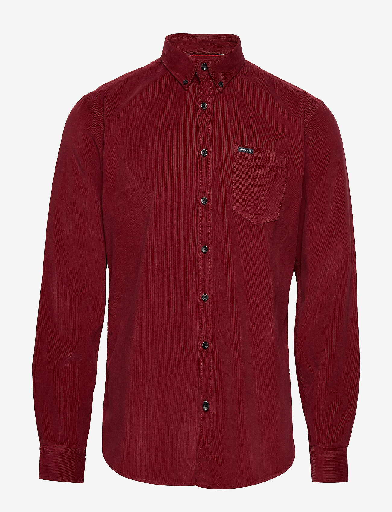 Lindbergh - Corduroy L/S shirt - dark red - 0