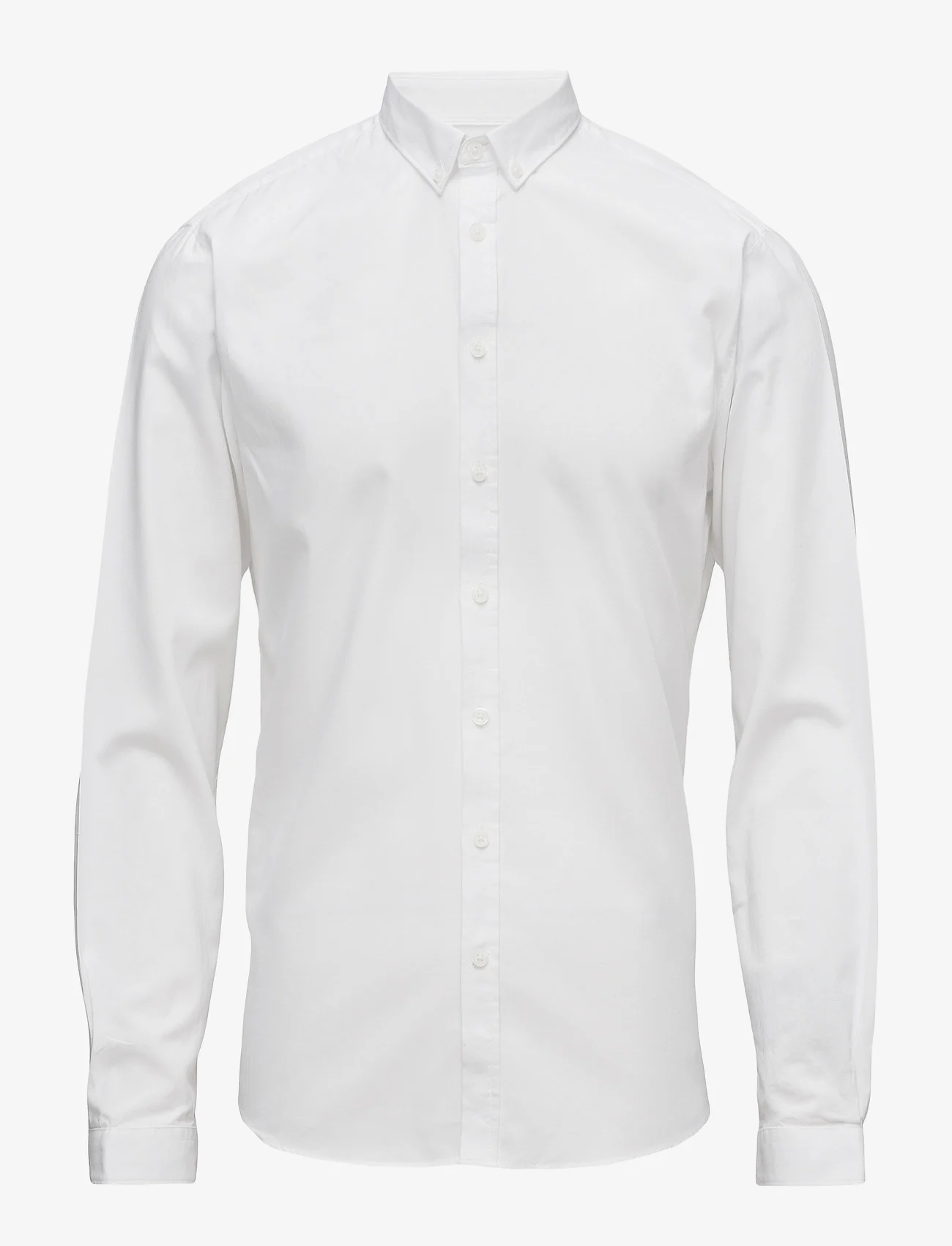 Lindbergh - Oxford shirt L/S - oxford-kauluspaidat - white - 0