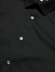 Lindbergh - Small collar, tailor fit cotton shi - basic shirts - black - 3