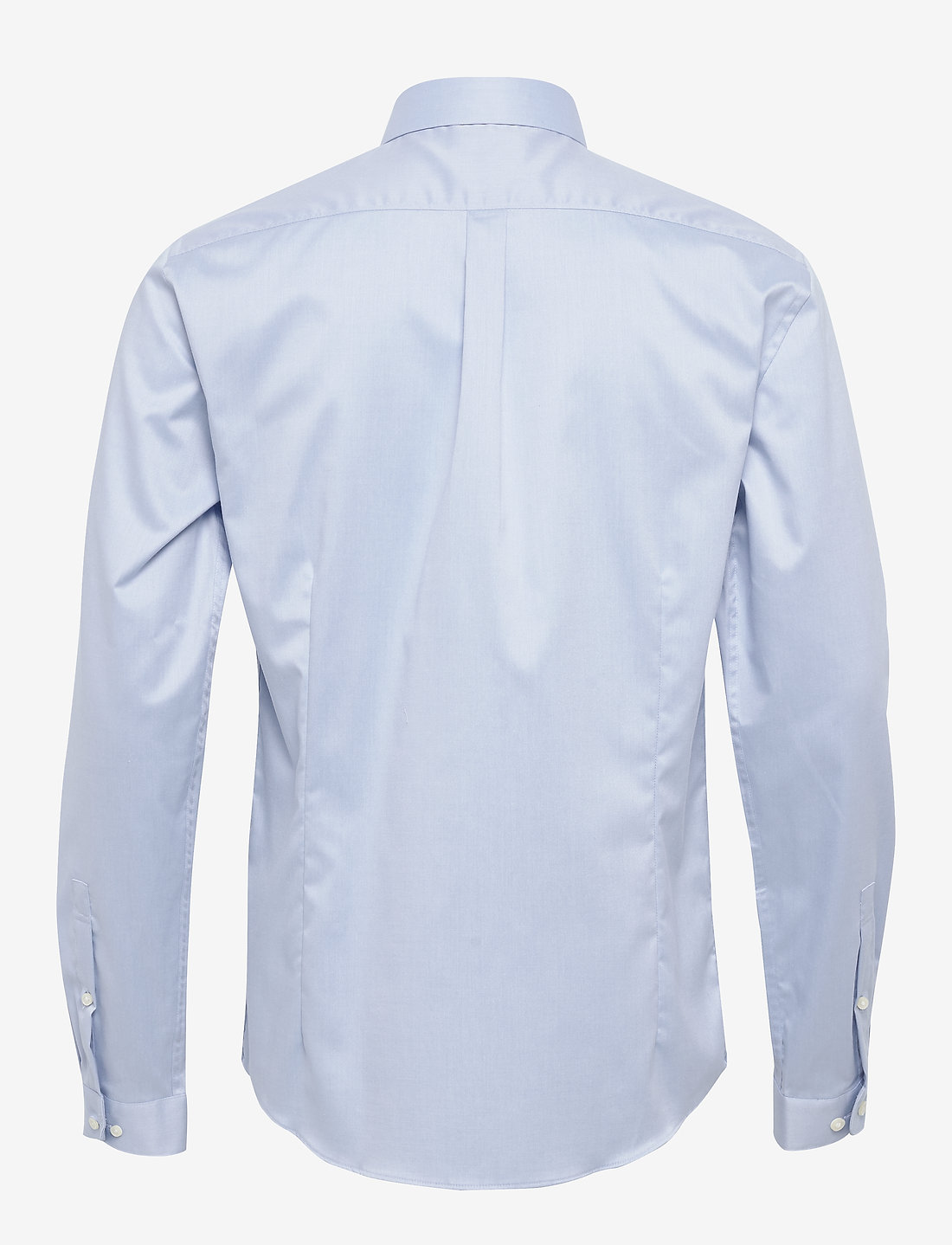 Lindbergh - Plain twill stretch shirt L/S - formal shirts - light blue - 2