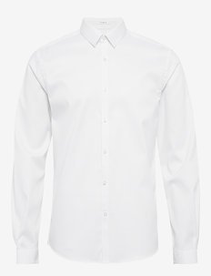 Small collar, tailor fit cotton shi, Lindbergh