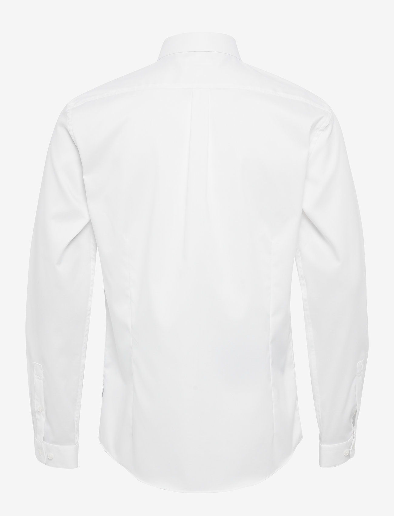 Lindbergh - Plain twill stretch shirt L/S - basic skjorter - white - 1