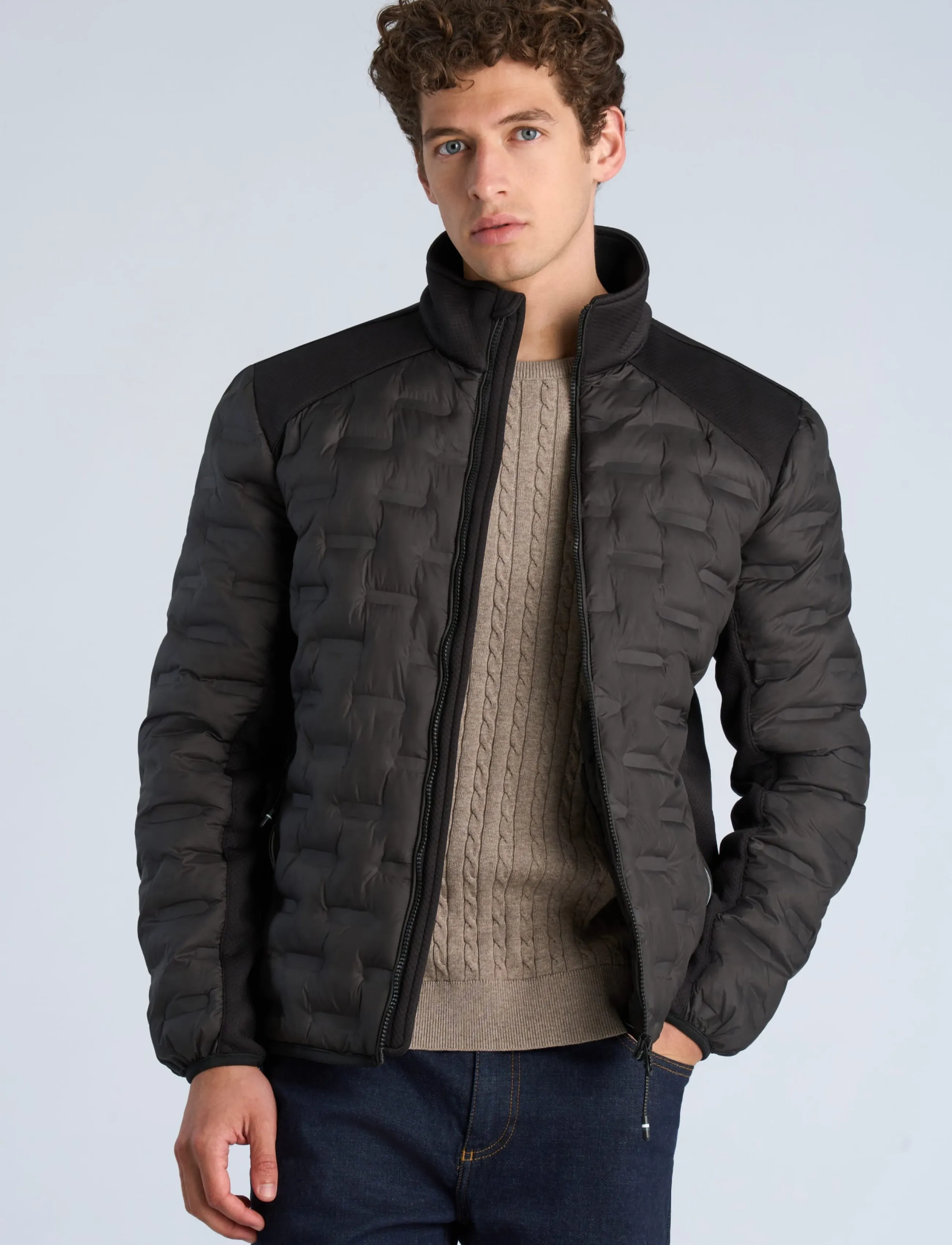 Lindbergh - Functional hybrid jacket - joped - black - 3