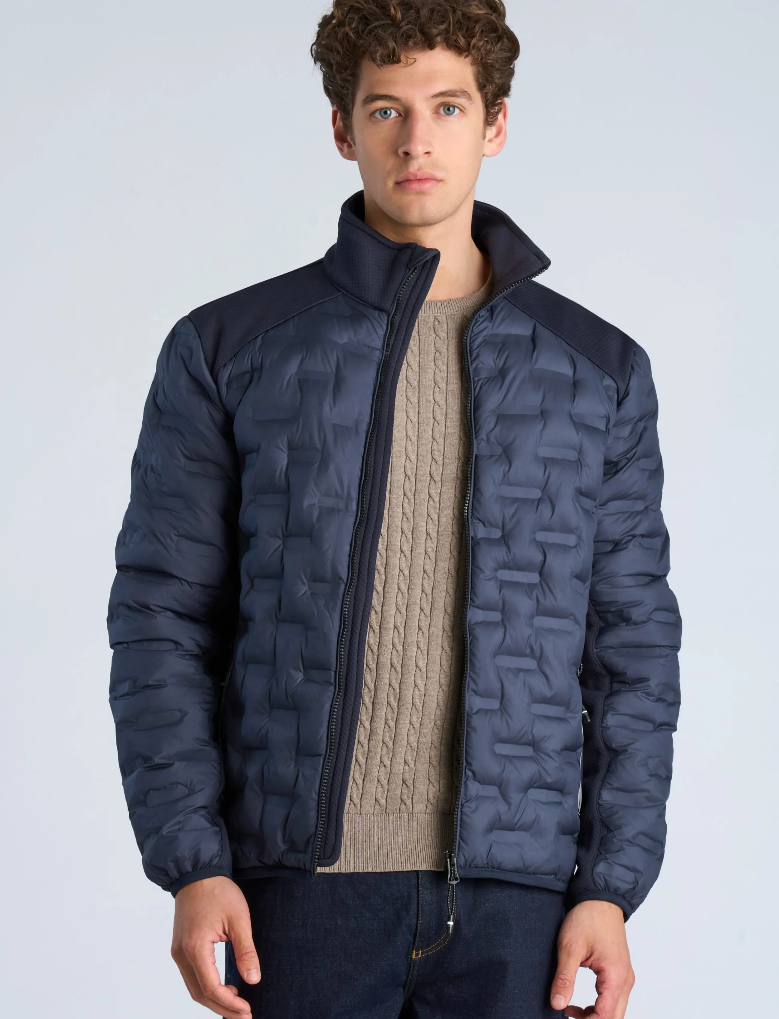 Lindbergh - Functional hybrid jacket - joped - navy - 3