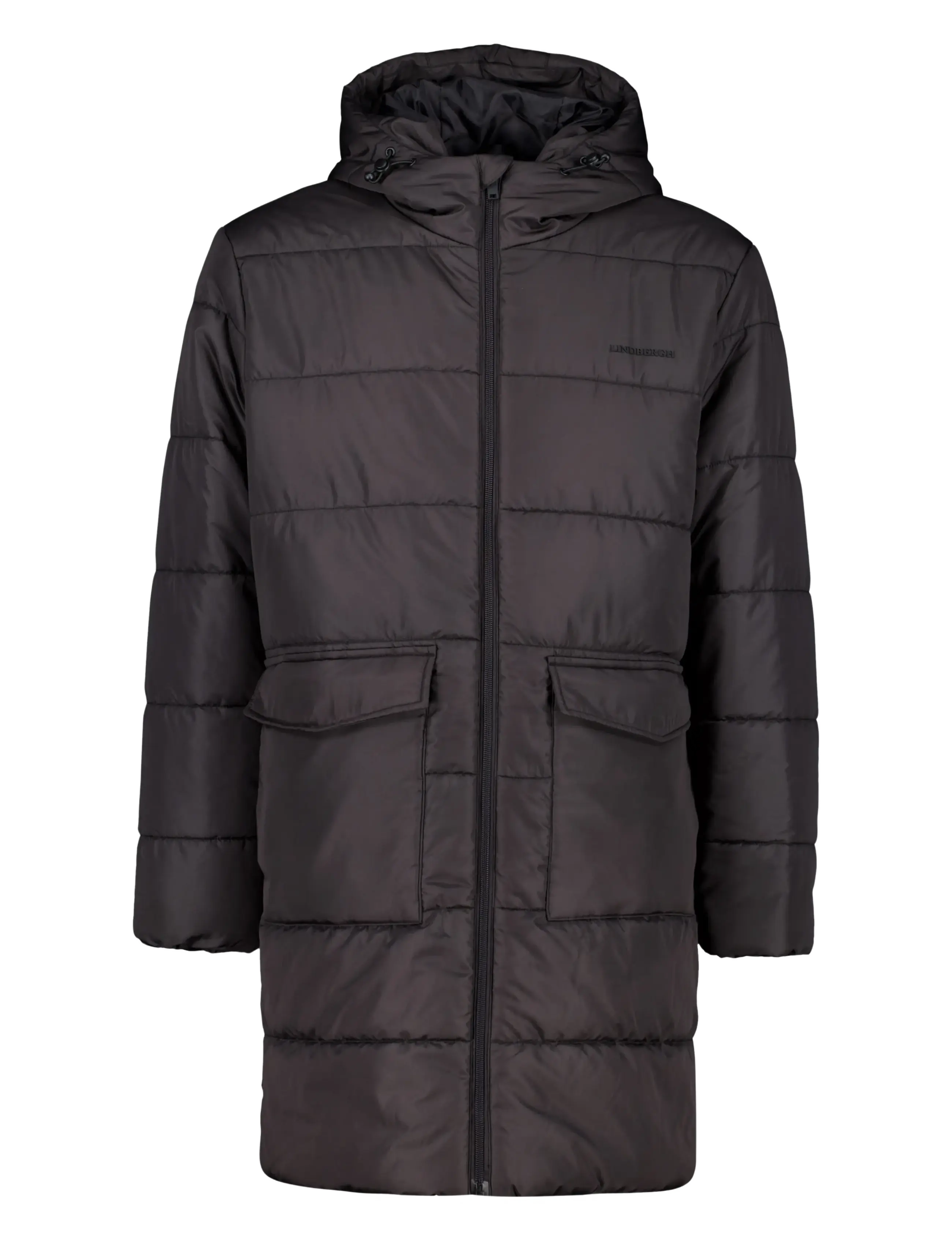 Lindbergh Long puffer parka jacket - Parkas - BLACK / black