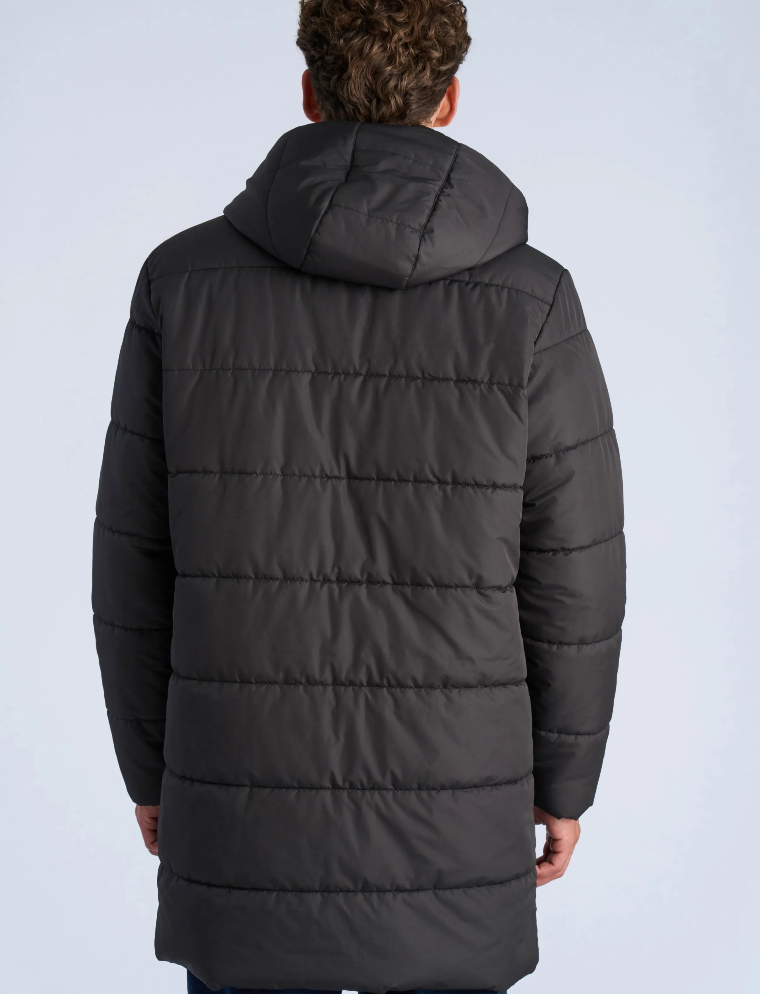 Lindbergh - Long puffer parka jacket - winterjacken - black - 4