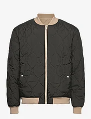 Lindbergh - Reversible bomber jacket - spring jackets - stone - 2