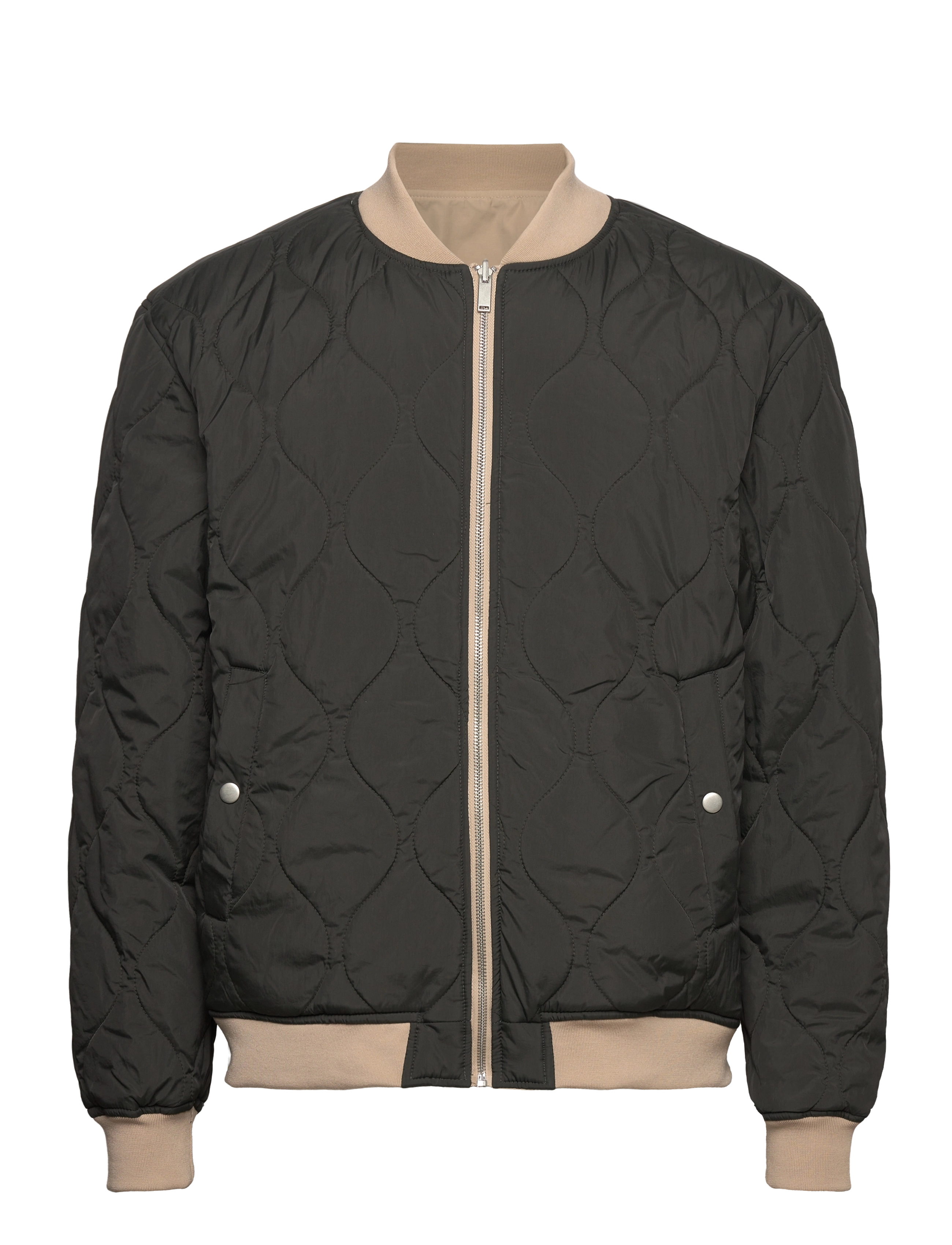 Lindbergh - Reversible bomber jacket - stone - 2