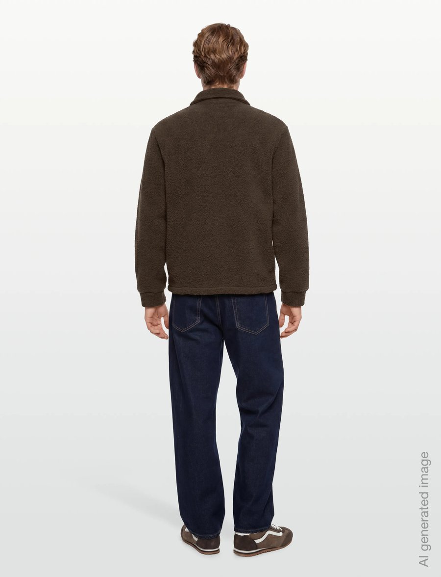 Lindbergh - Half zip fleece - teddy sweaters - deep army - 4