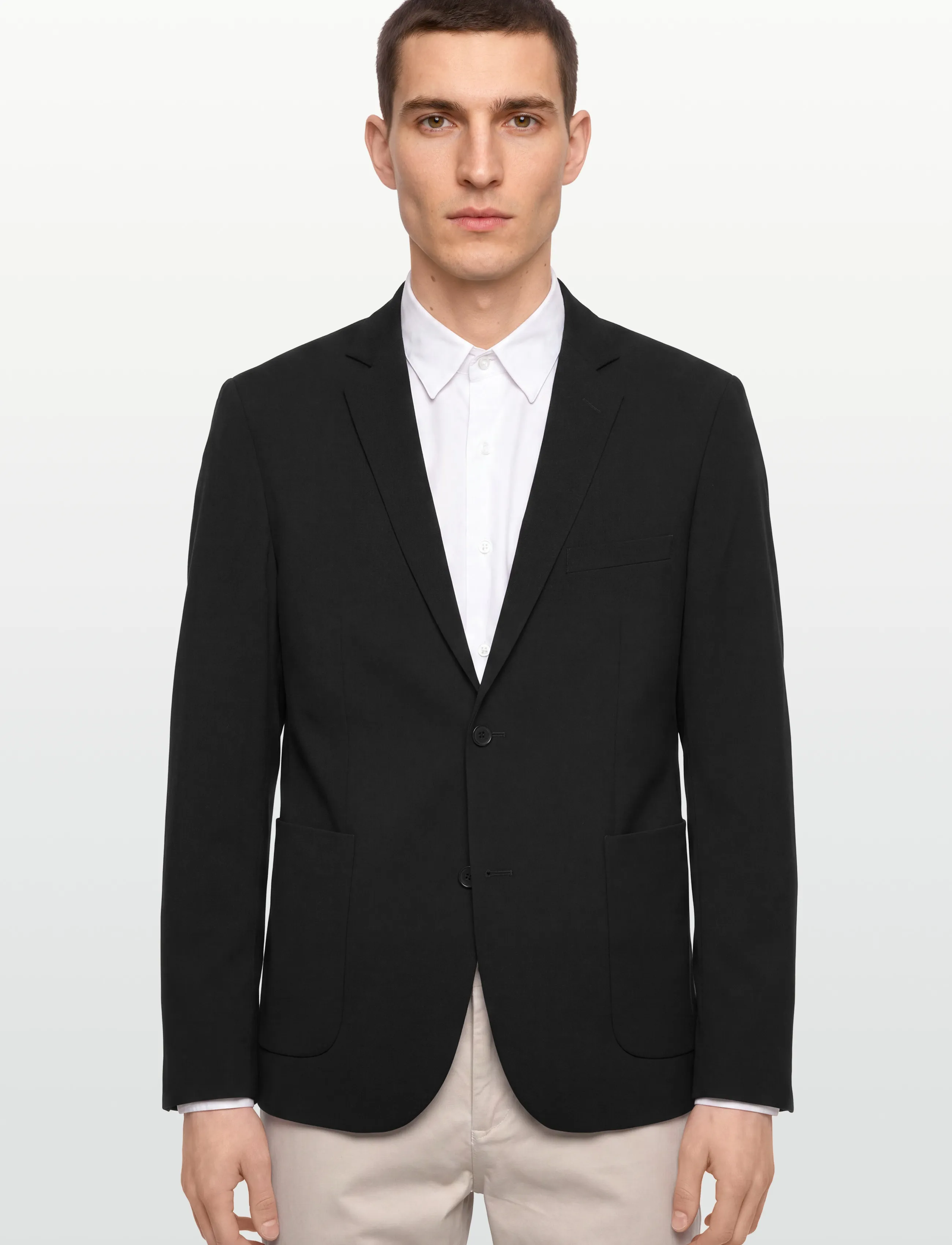 Lindbergh - Relaxed formal blazer - einreiher - black - 3