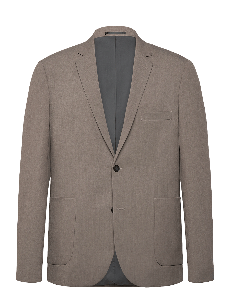 Lindbergh - Relaxed formal blazer - enkeltradede blazere - deep sand mel - 1