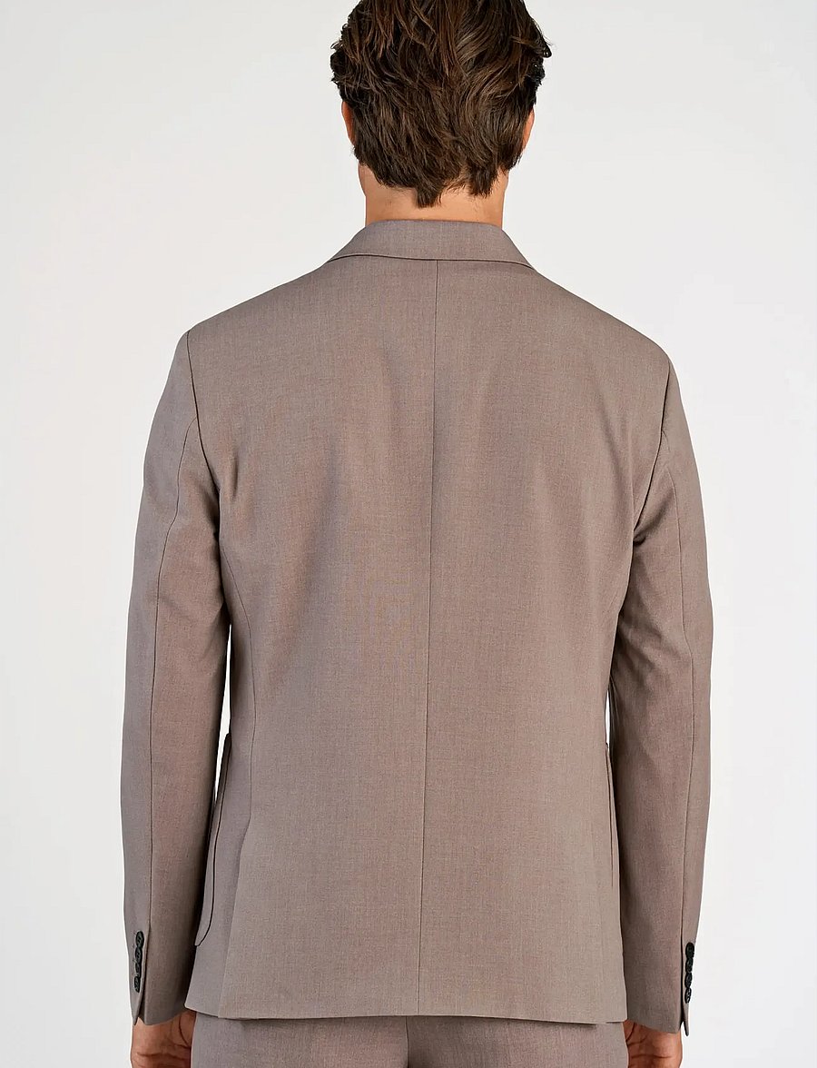Lindbergh - Relaxed formal blazer - enkeltradede blazere - deep sand mel - 4